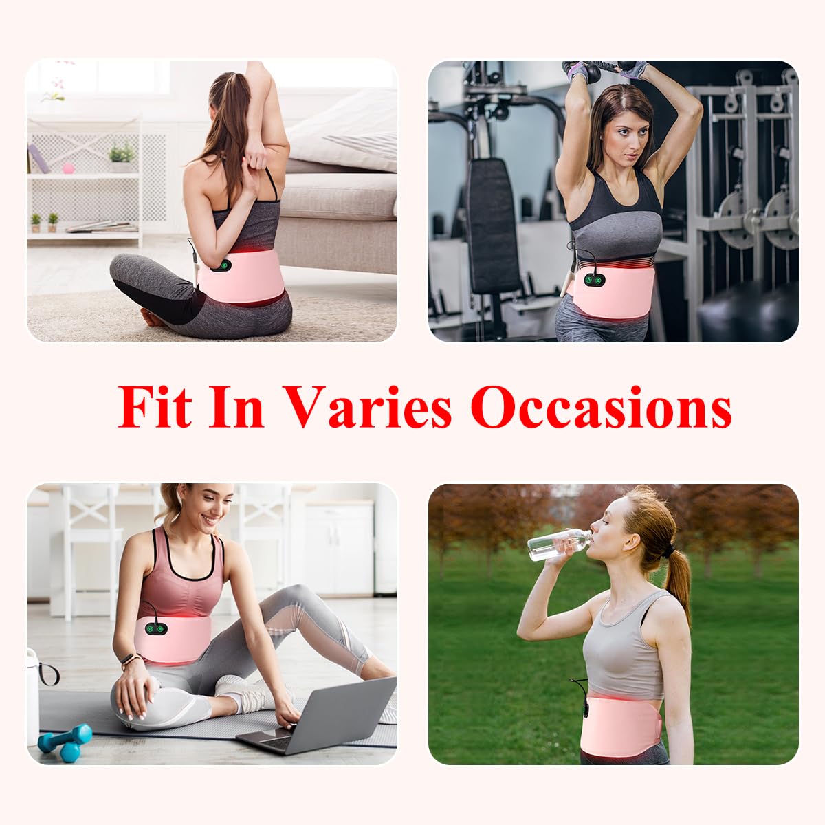 Red Light Therapy Belt for Body, Infrared Light Therapy for Pain Relief, Waterproof Red Light Therapy - AB Mystery