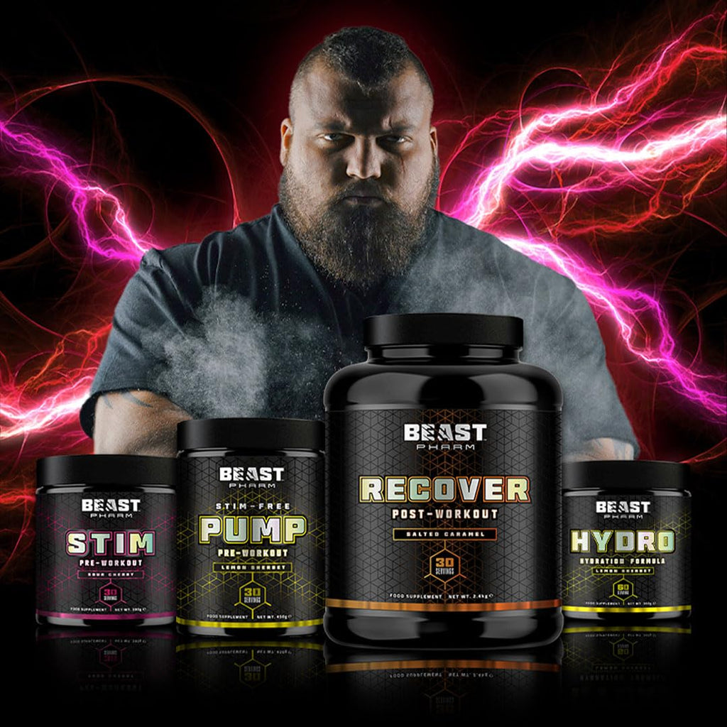 Beast Pharm | Recover Whey Protein Powder | 2.4kg/30 Servings | Cookies & Cream Beast Pharm