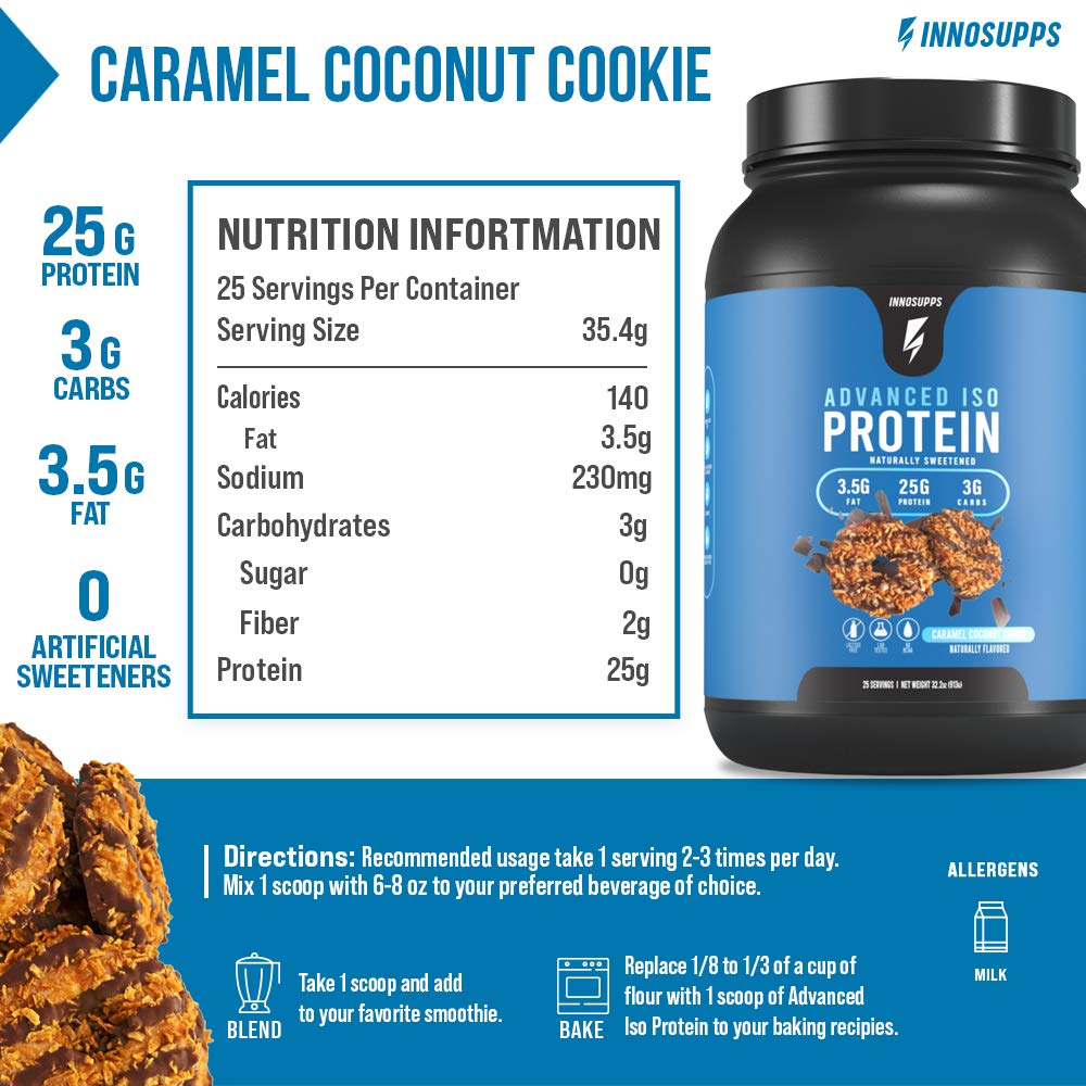 InnoSupps Advanced Iso Protein | 100% Whey Isolate Protein Powder | No Artificial - AB Mystery