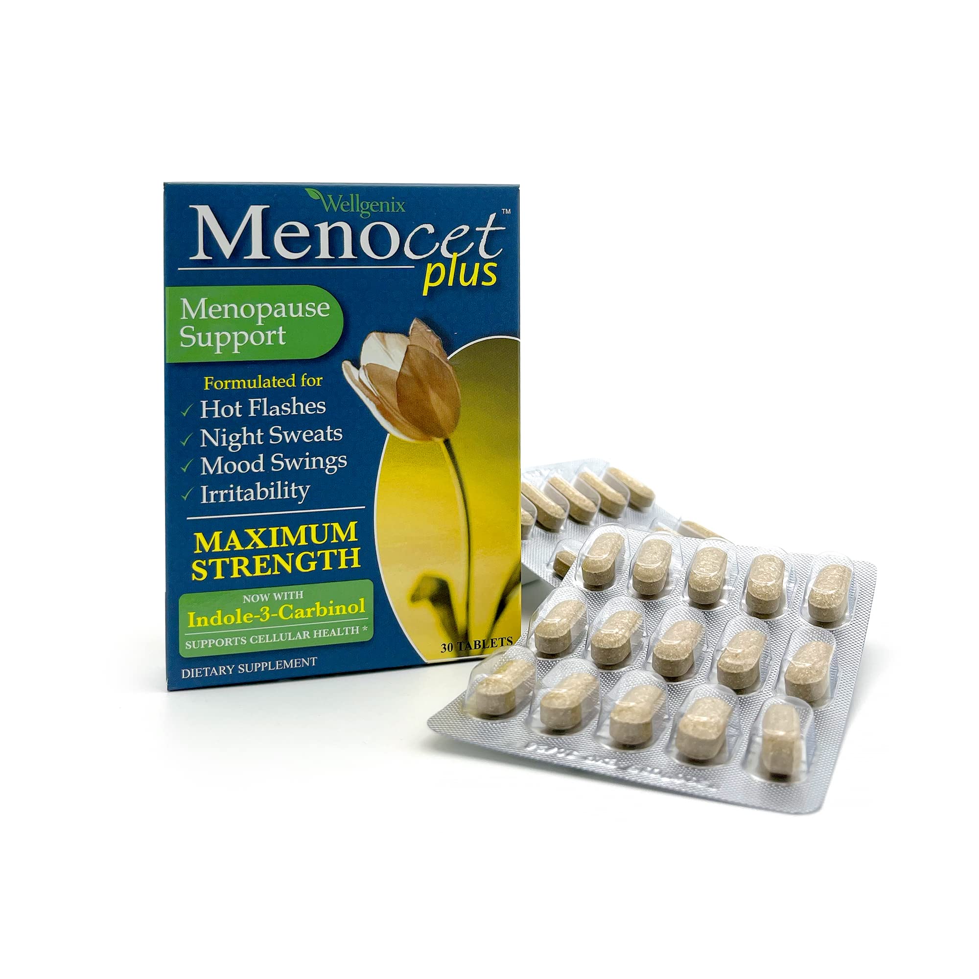 Wellgenix Menocet Plus Menopause Support - All-in-One Menopause Supplement - Daily Relief Feminine - AB Mystery