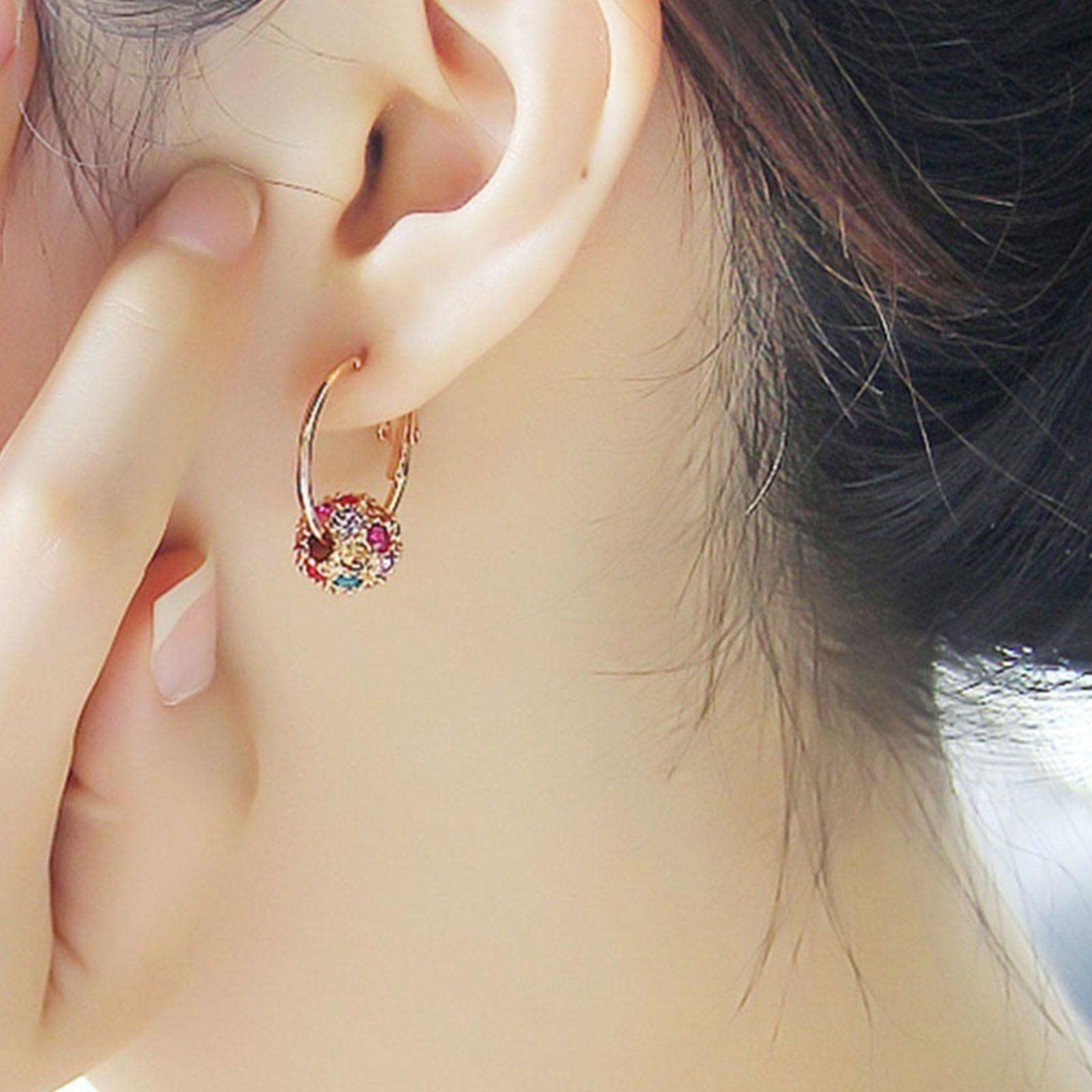 1 Pair Slimming Earrings, Weight Loss Earrings, Burning Fat Health Jewelry for Women Girls - AB Mystery