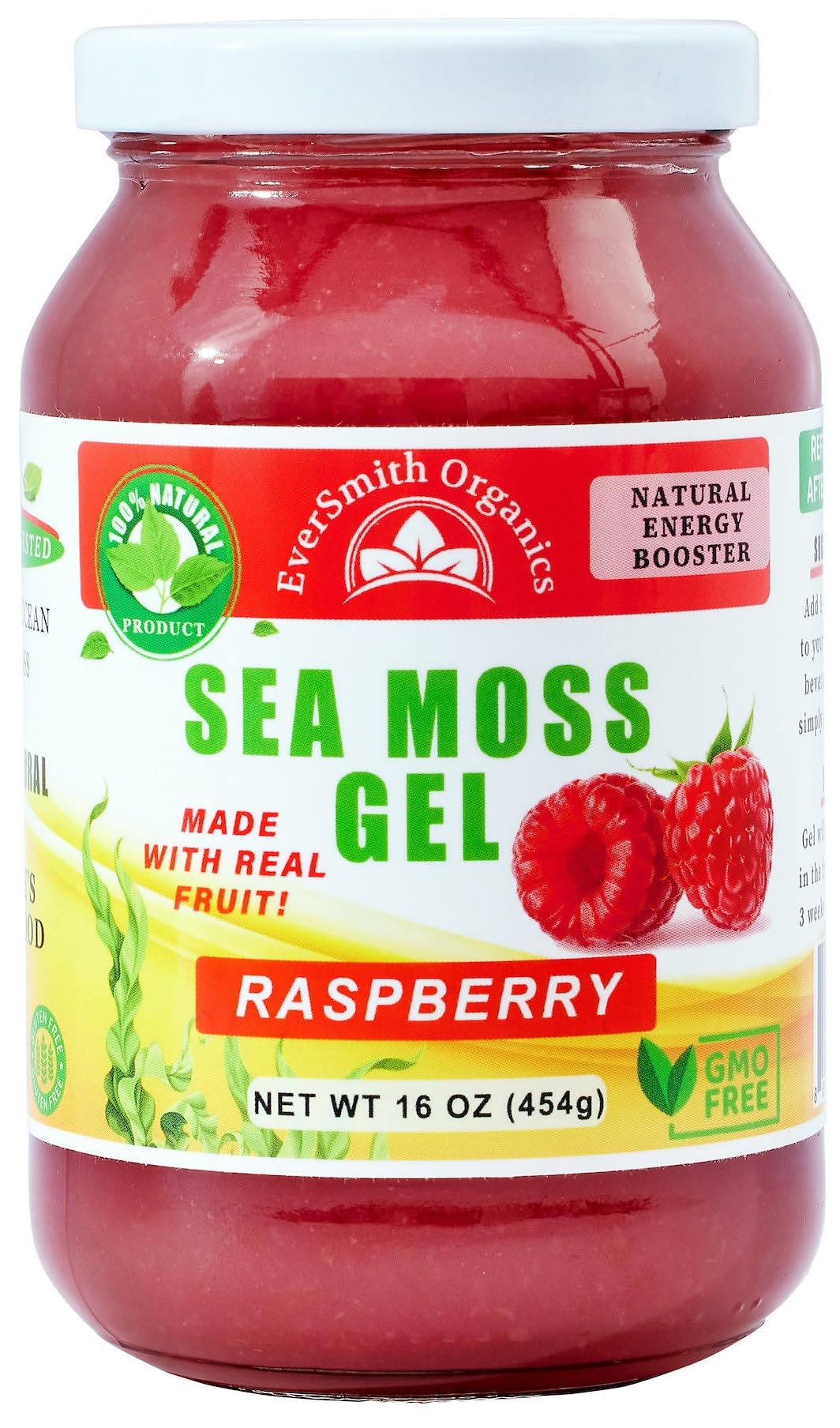 EverSmith Organics - Wildcrafted Irish Sea Moss Gel | Made in USA | Rich in Vitamins - AB Mystery