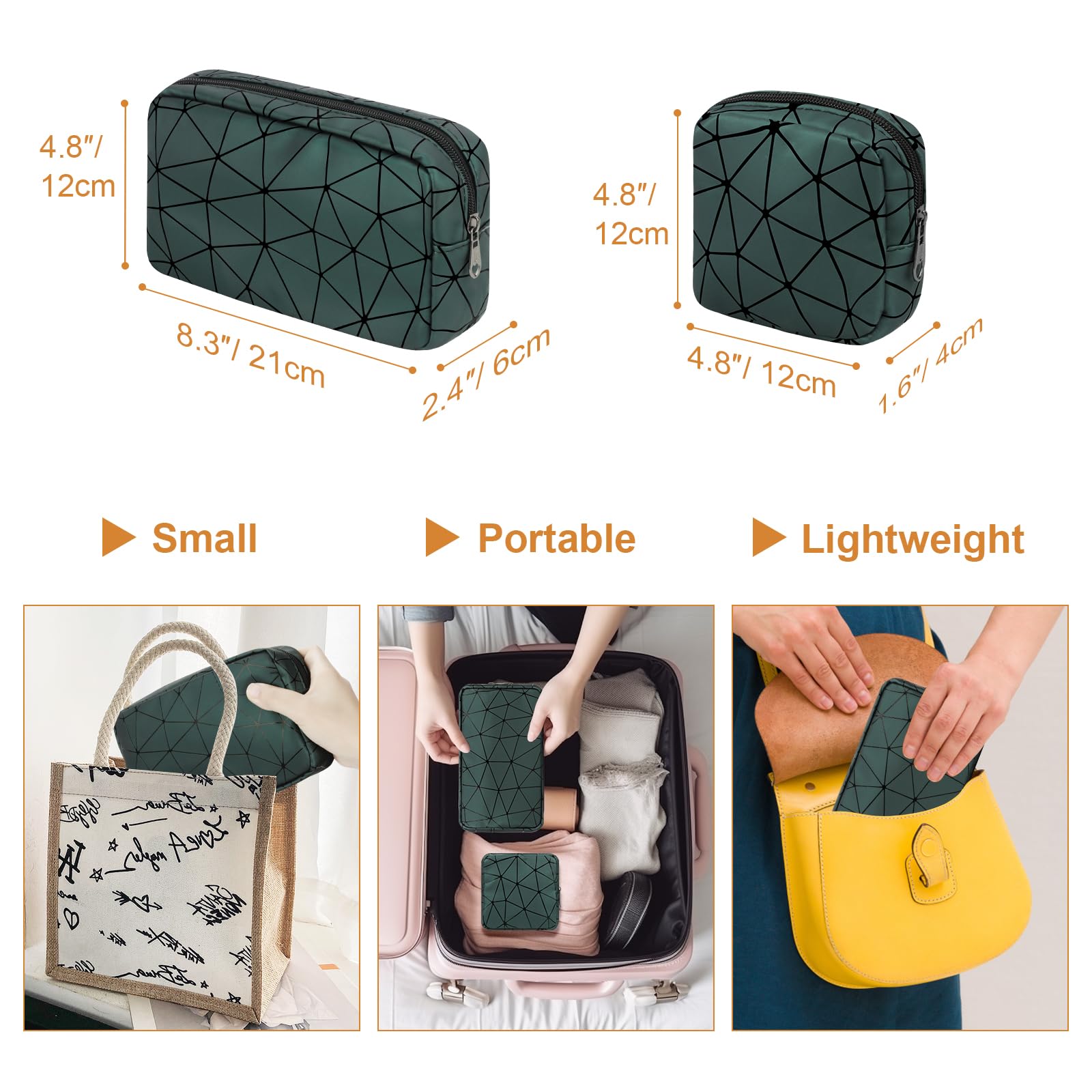 Likesing Sanitary Napkin Storage Bag, Leather First Period Kit for Girls 9-12, Portable Tampon Menstrual - AB Mystery