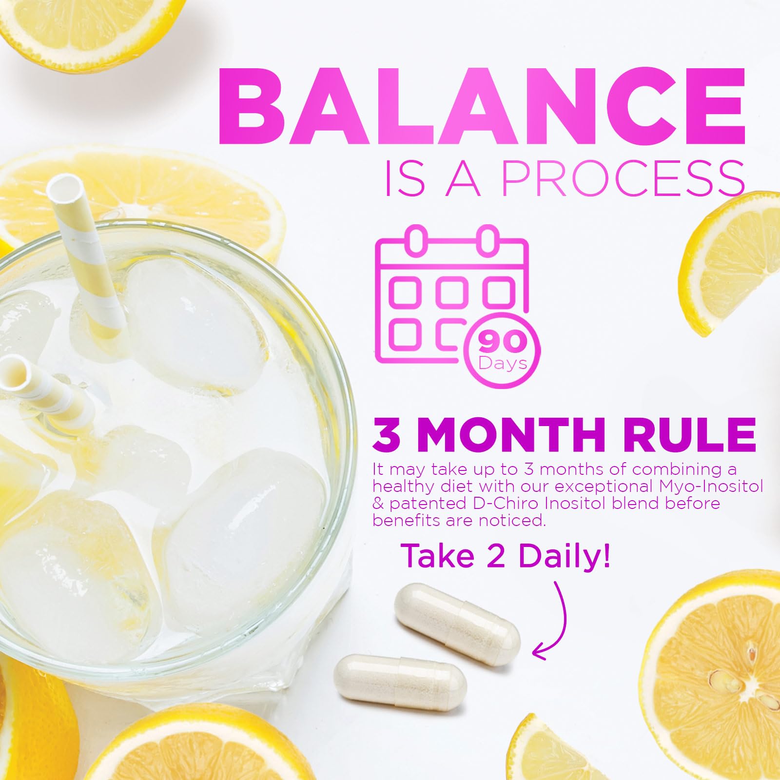 Myo-Inositol & D-Chiro Inositol Blend - 30 Day Supply, Premium 40:1 Ratio, Hormone Sup - AB Mystery