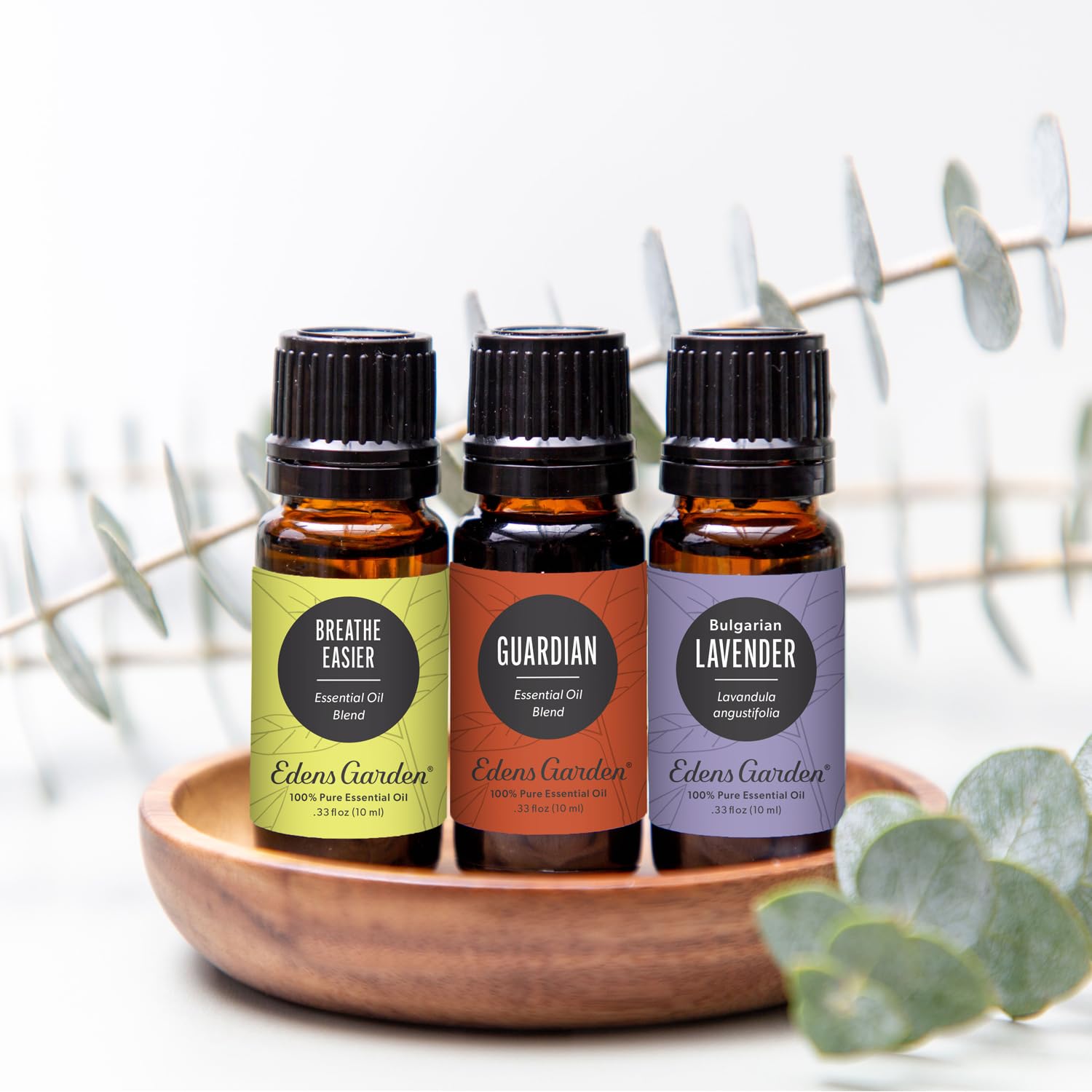 Edens Garden Essential Oil Well-Being Set, 3 Pure Essential Oils for Diffusers for Home - AB Mystery