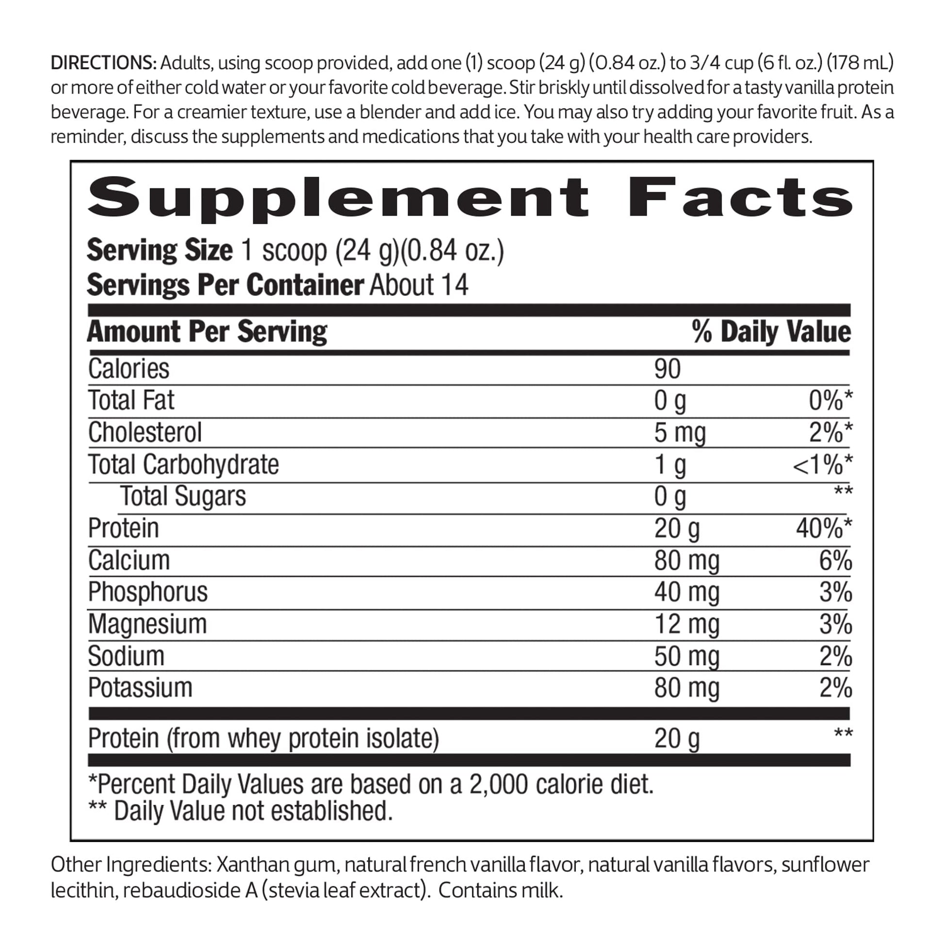 Biochem 100% Whey Sugar-Free Vanilla 20g, 11.8oz, Certified Vegetarian, Certified Gluten - AB Mystery