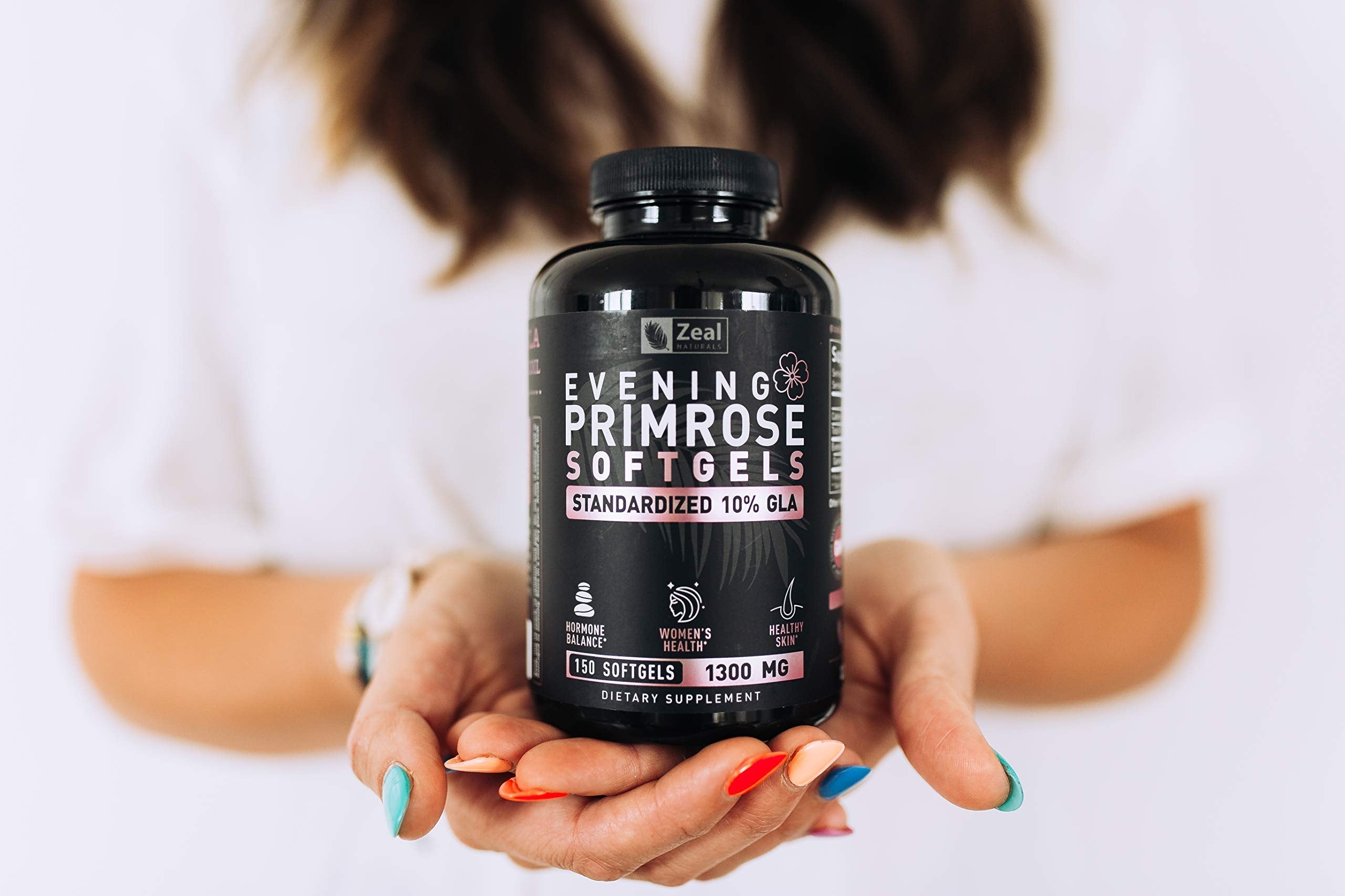 Evening Primrose Oil Capsules (150 Liquid Softgels | 1300mg) Premium Evening Primrose Oil – Natural - AB Mystery