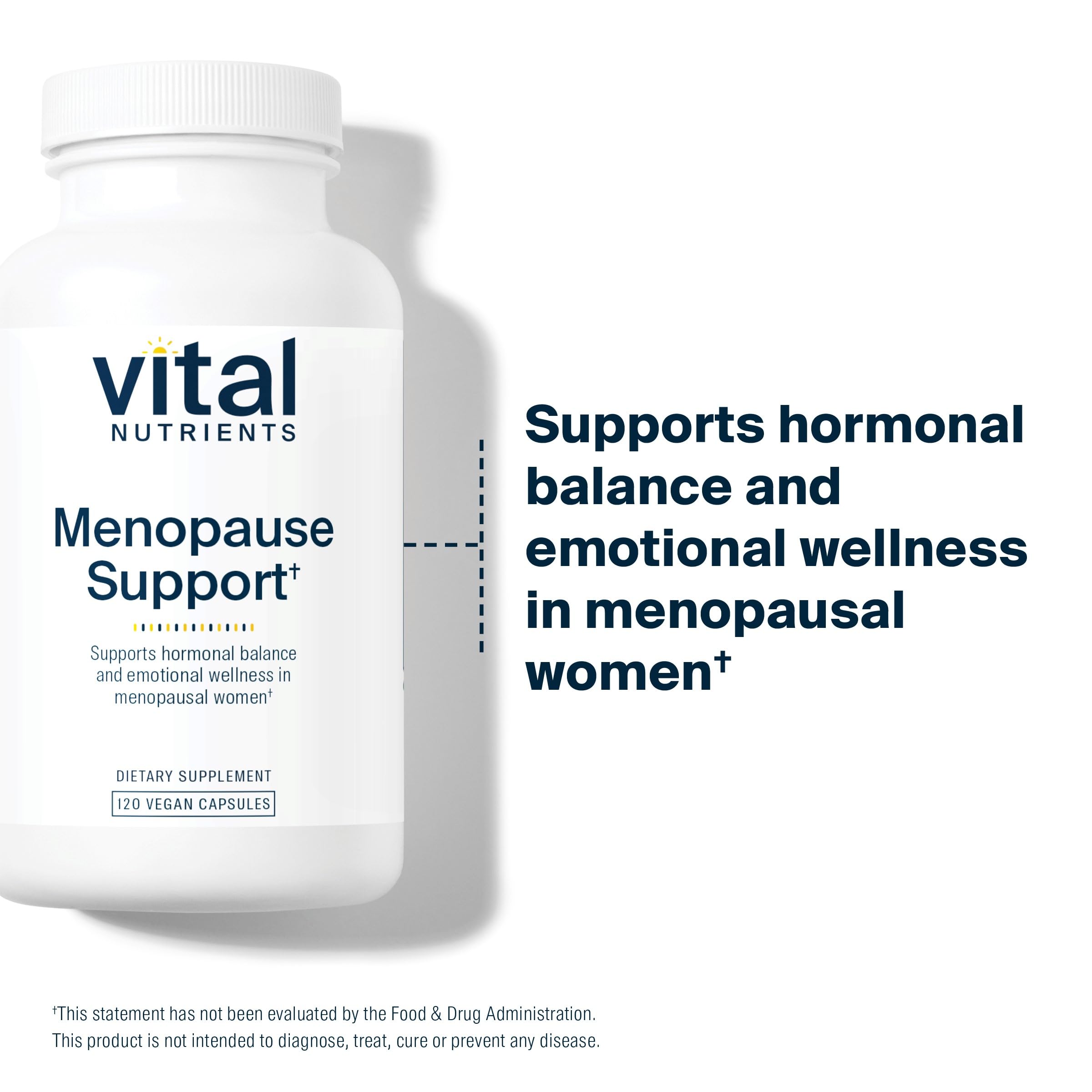 Vital Nutrients Menopause Support | Vegan Supplement for Women | Herbal Complex - AB Mystery