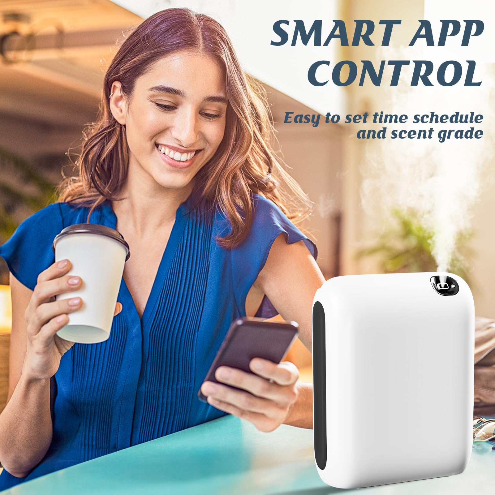 Barthelemy Scent Air Machine for Home, 1500 Sq. Ft Coverage Waterless Essential Oil Diffuser - AB Mystery