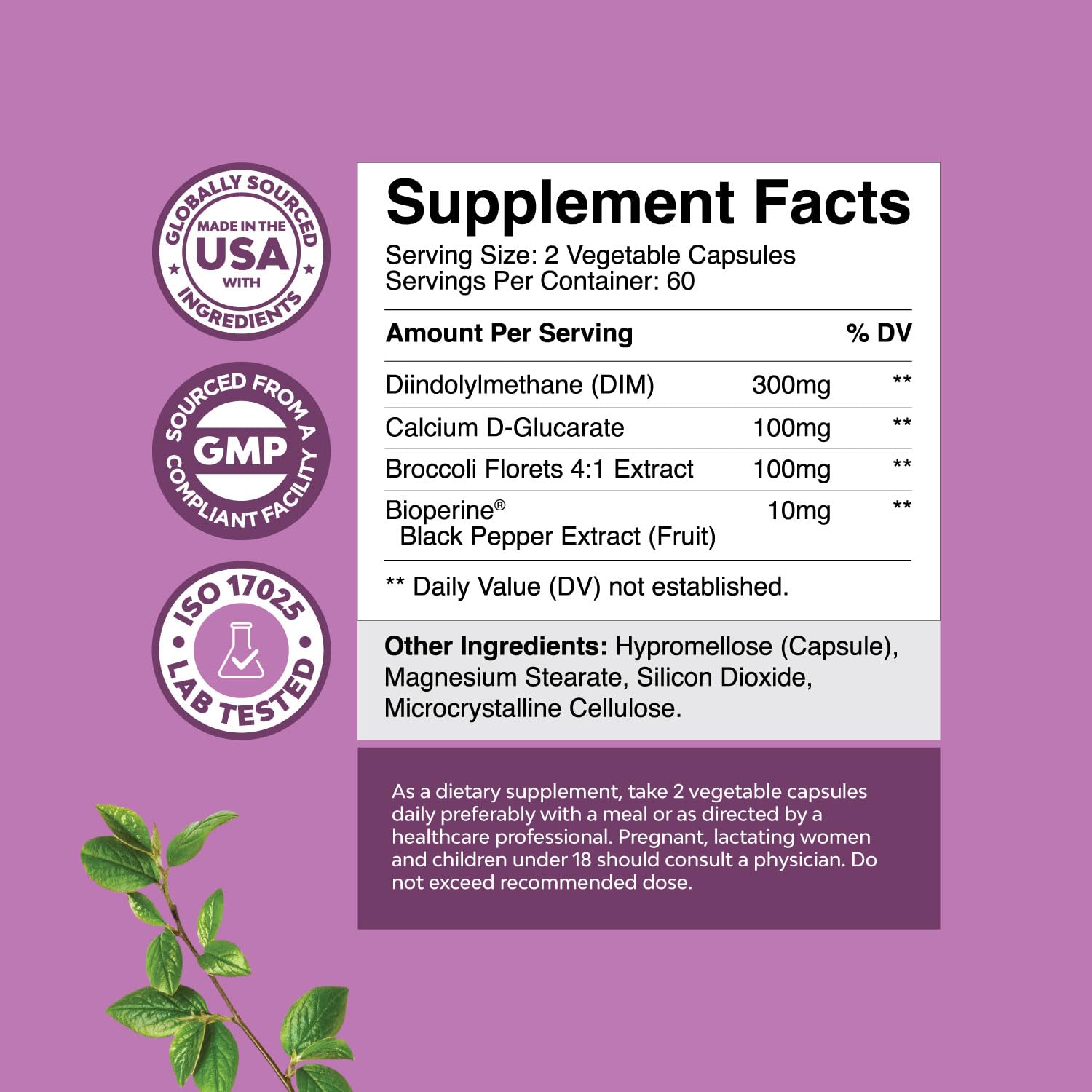 Potent DIM Supplement for Women - Hormone Balance for Women with DIM and Black Pepper - AB Mystery