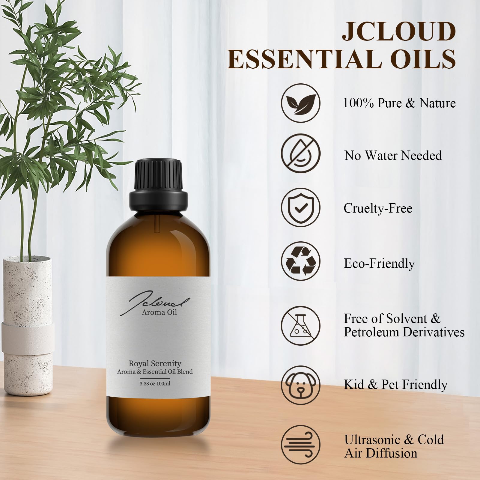 JCLOUD Royal Serenity Essential Oil Inspired by Ritz-Carlton Hotel | Hotel Collection - Pure Aromatherapy - AB Mystery