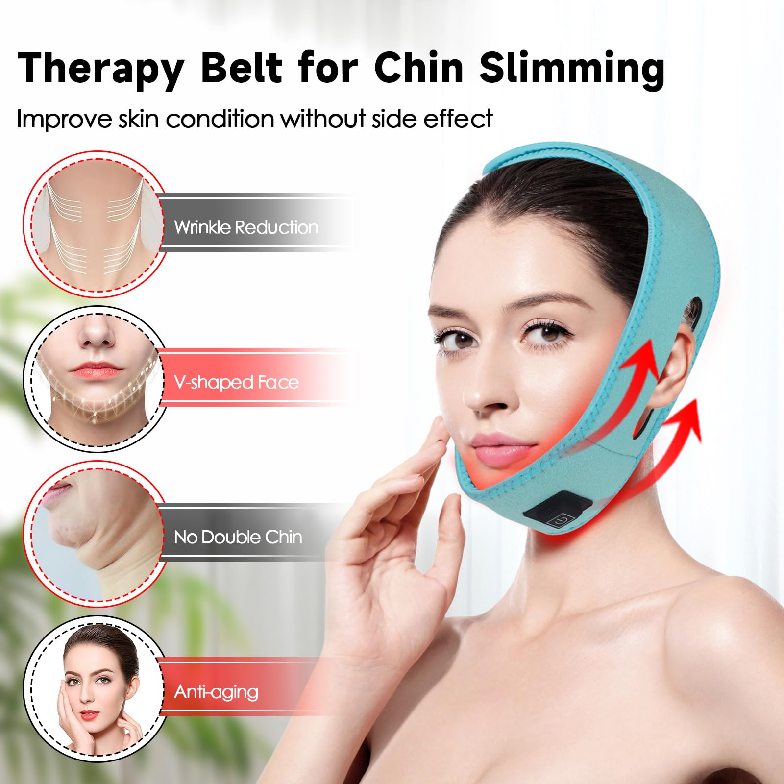 Red Light Therapy for Neck, Yasinaner Red Infrared Light Therapy Pad for Neck 660nm Red Light - AB Mystery