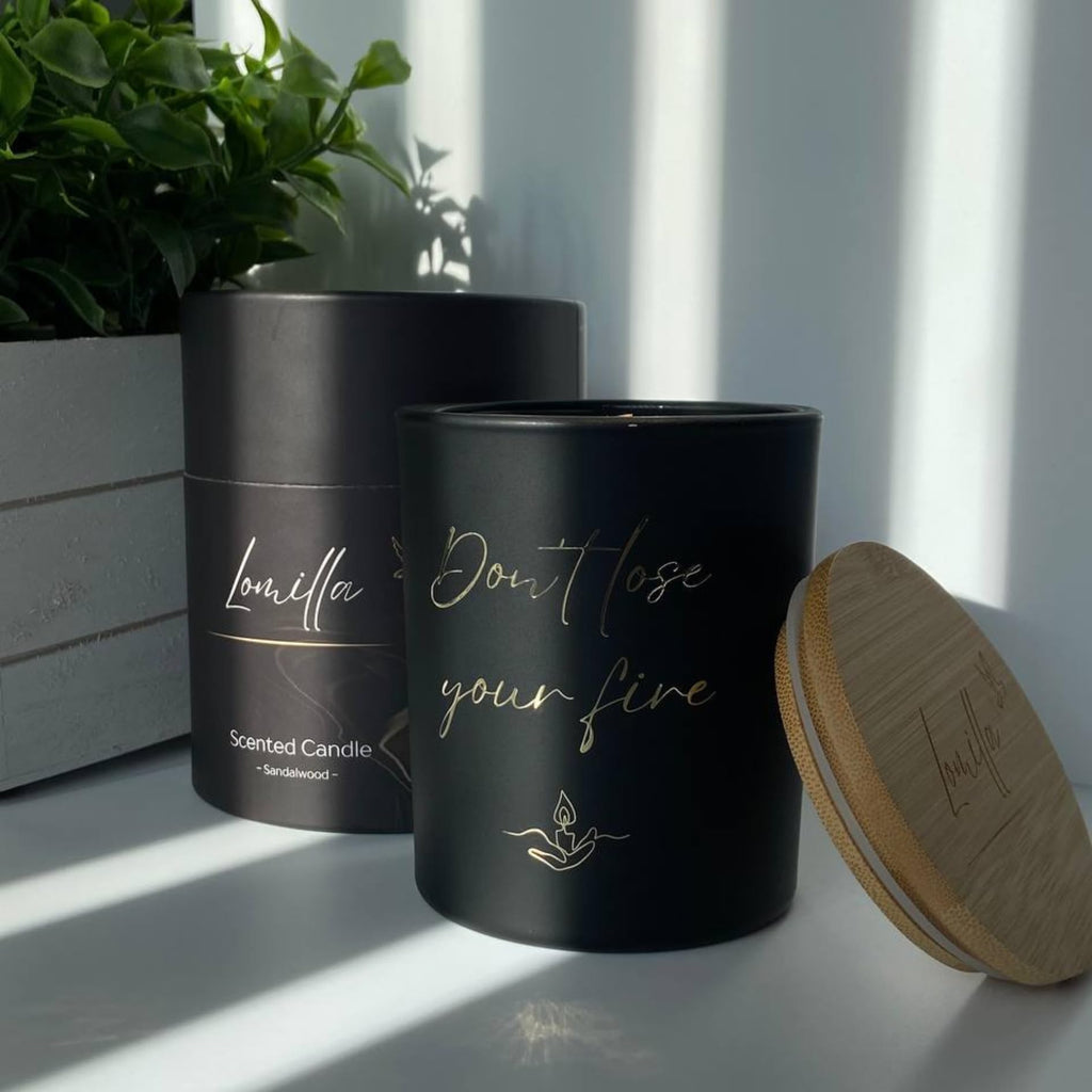 100% Natural Soy Wax Candle, Valentines Day Gifts for Women & Men, Candles for Home - AB Mystery