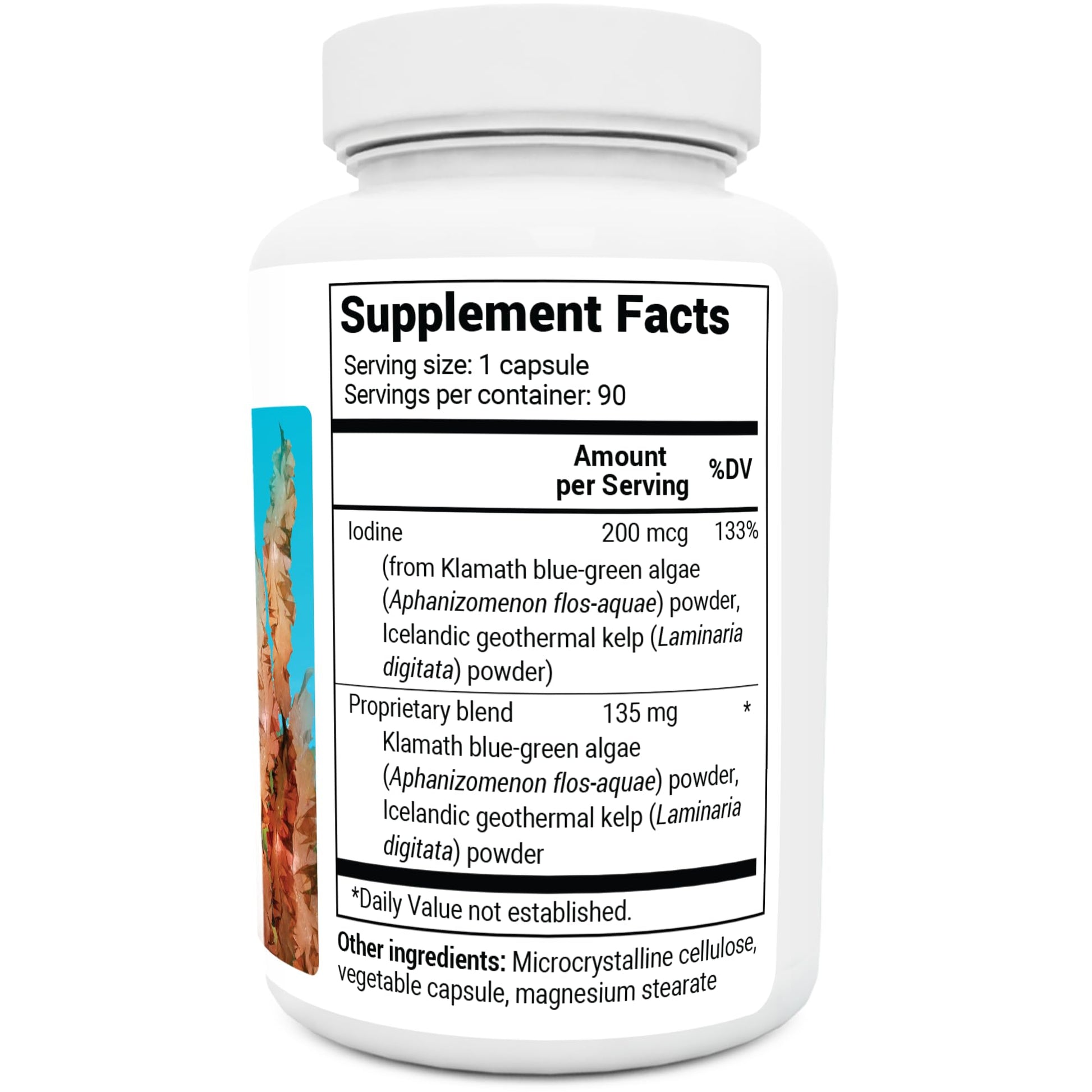 Dr. Berg's Sea Kelp Enhanced - Pure Healthy Thyroid Support Natural Antioxidants - AB Mystery
