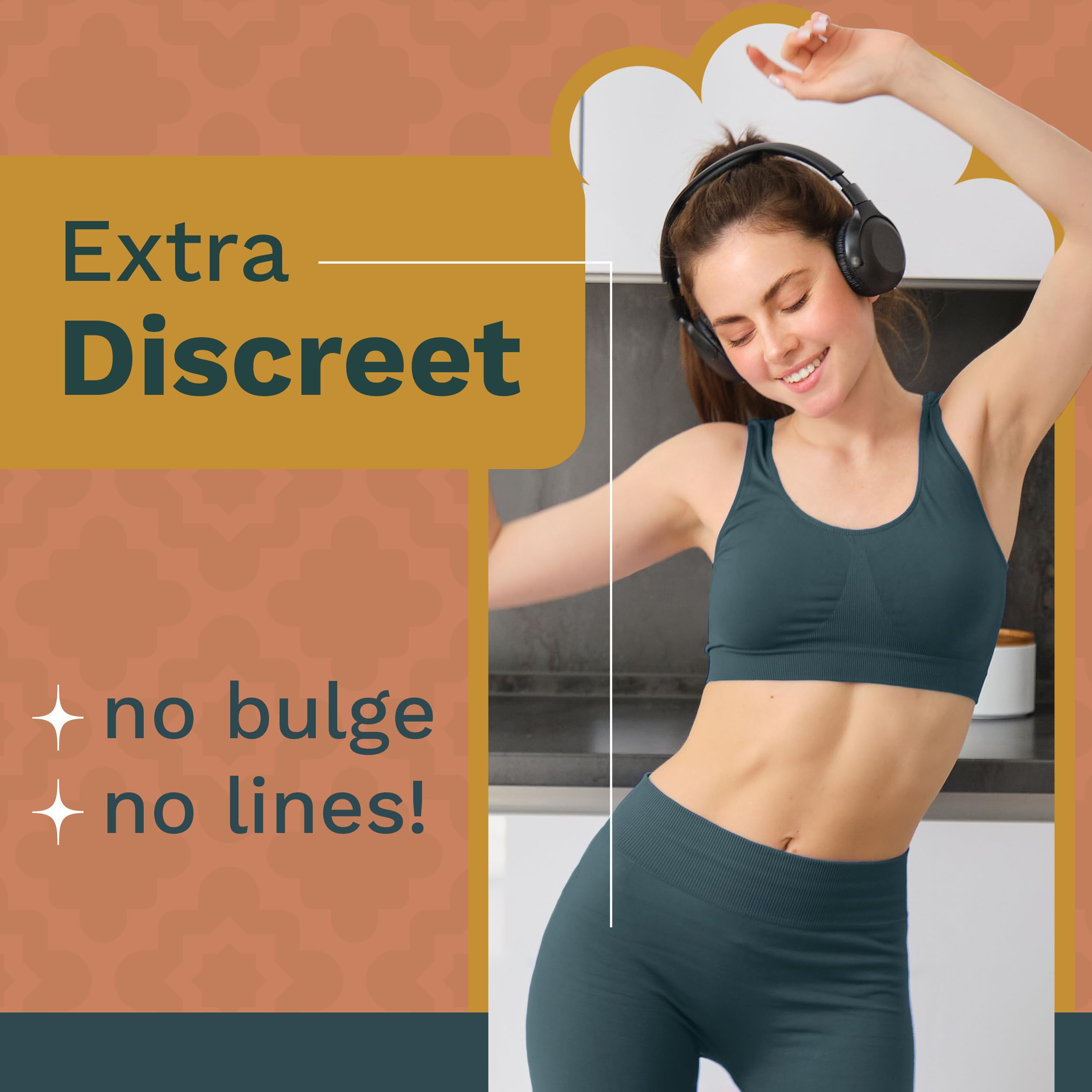 Camel Toe Concealer | Seamless Camel Toe Hider, Anti Camel Toe Cover Silicone Insert, No Camel Toe - AB Mystery