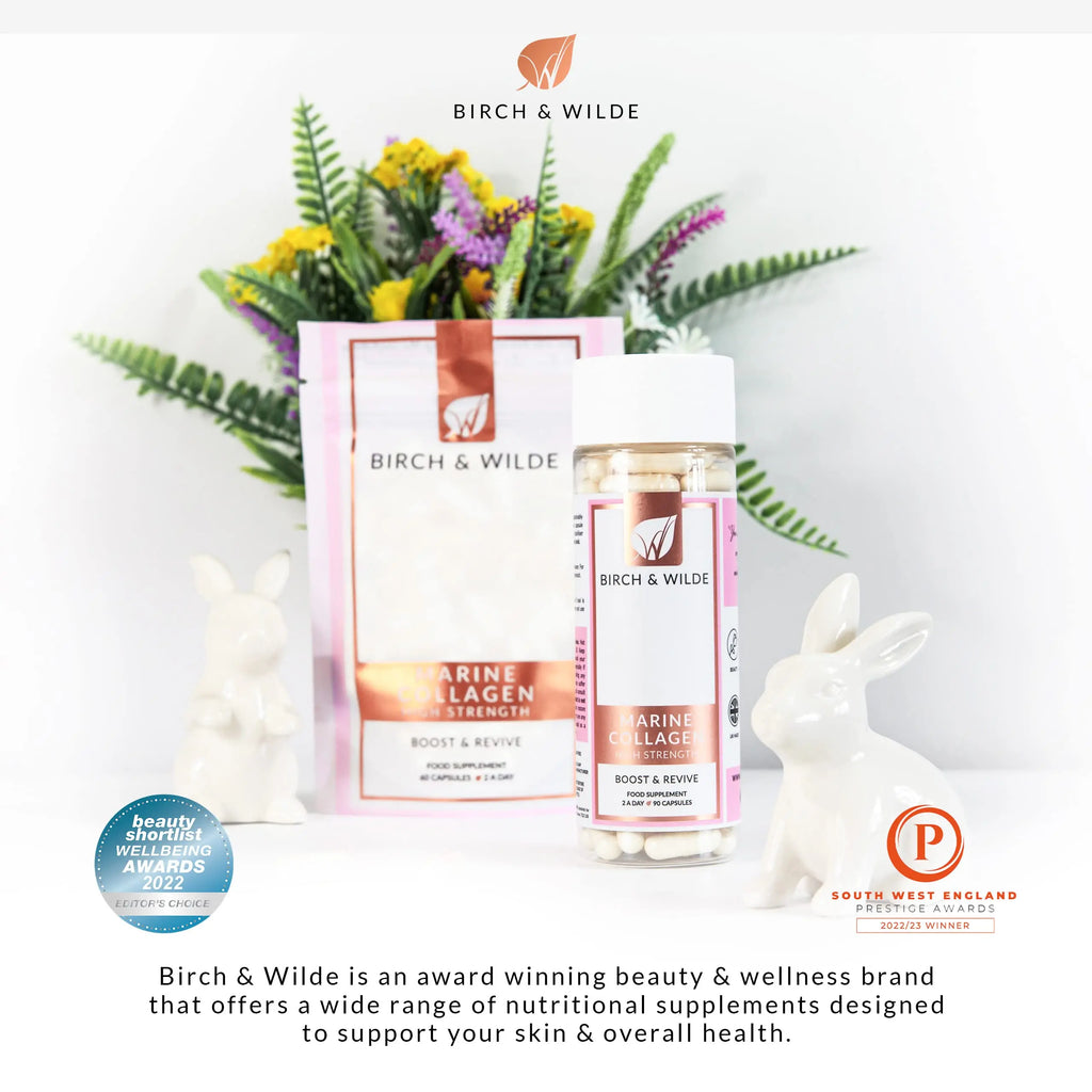 Marine Collagen Peptides Capsules - Hydrolyzed Collagen Supplements for Women & Men - AB Mystery