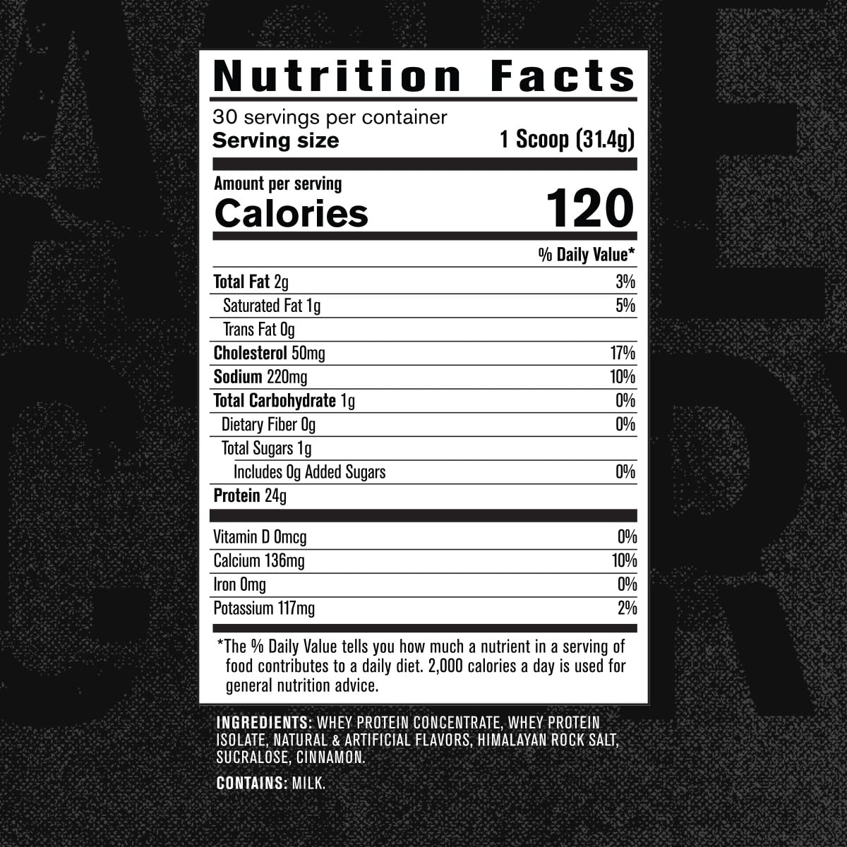 Jacked Factory Authentic Whey Muscle Building Whey Protein Powder - Low Carb - AB Mystery