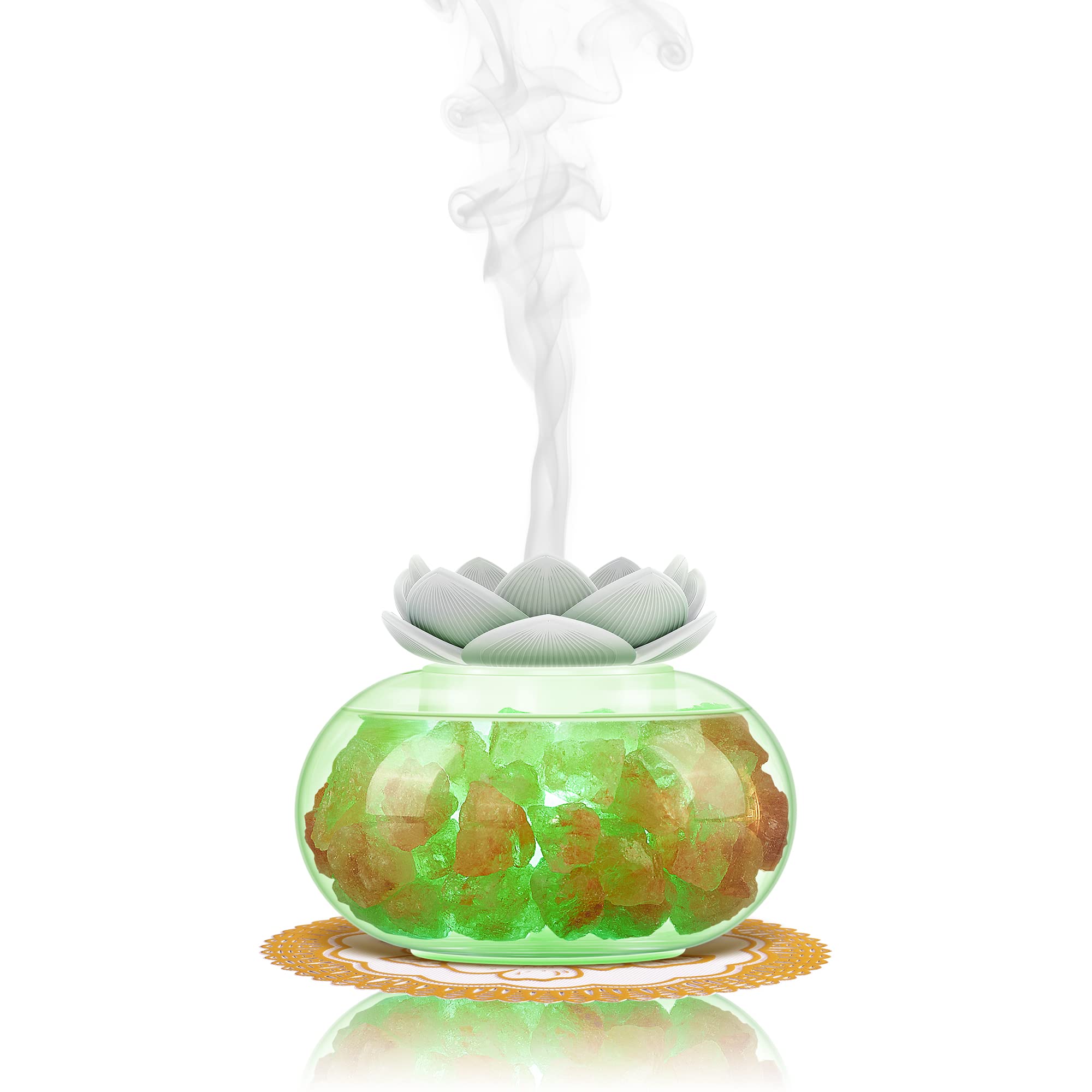 Essential Oil Diffusers Aromatherapy Diffuser: YeeQue Salt Lamp Diffuser for Home Bedroom Office - AB Mystery