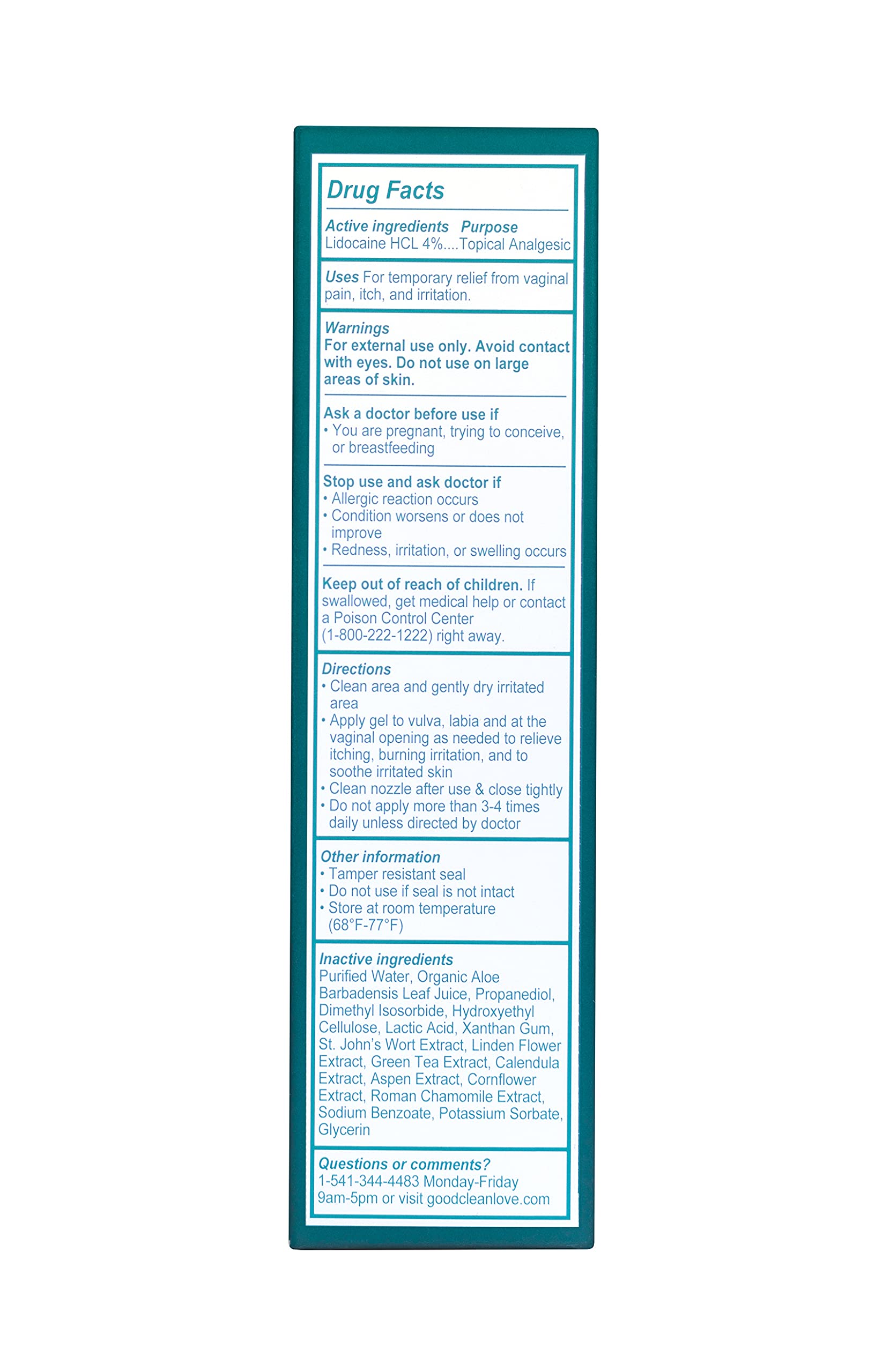 Good Clean Love Relief Gel Pain & Itch with Lidocaine 4%, Fast-Acting Relief from Pain, Itch, and Irritation - AB Mystery