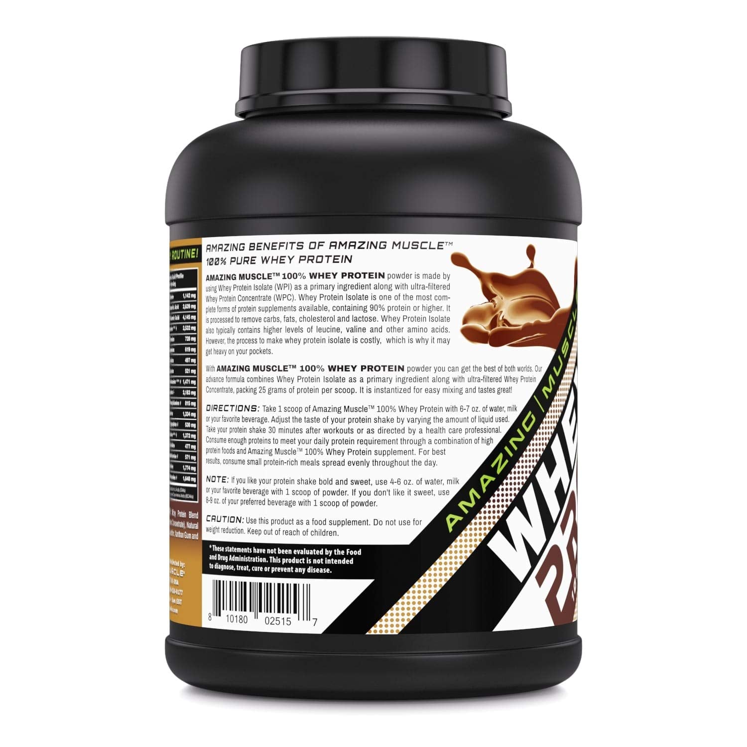 Amazing Muscle 100% Whey Protein Powder *Advanced Formula with Whey Protein - AB Mystery