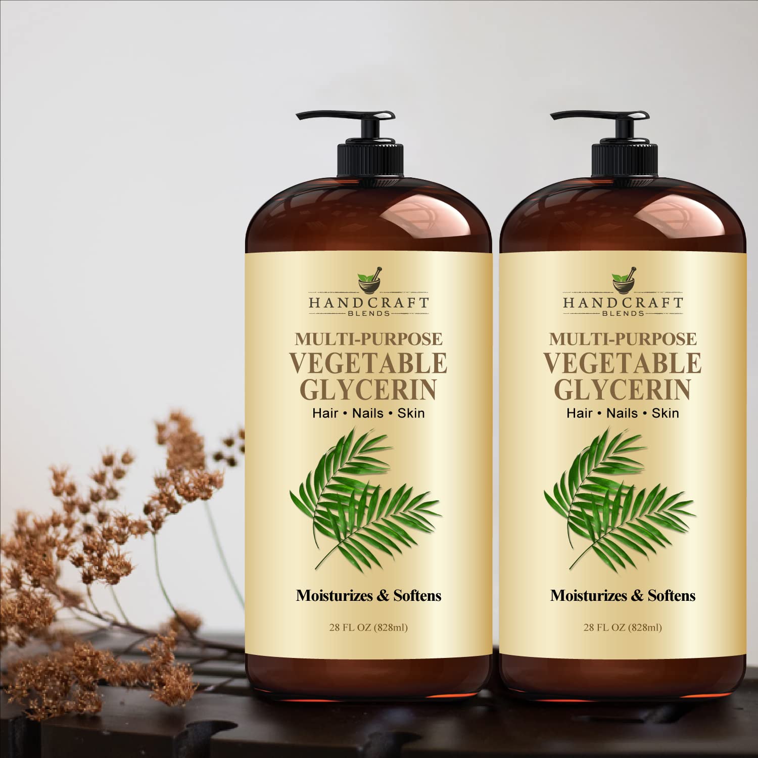 Handcraft Blends Vegetable Glycerin for Skin and Hair 28 oz - Pure Vegetable Glycerin Liquid - AB Mystery