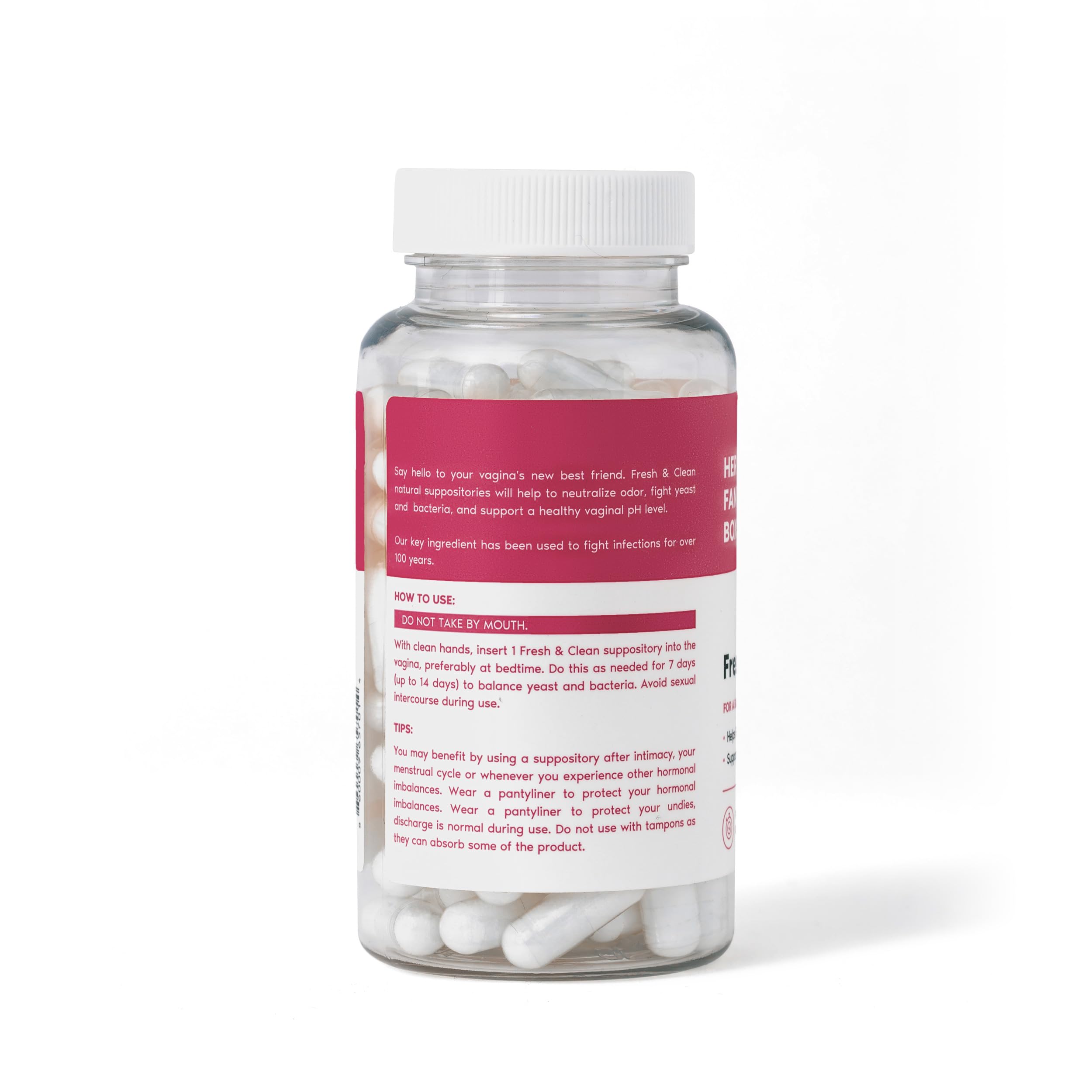 Her Fantasy Box | Fresh & Clean pH Restore Vaginal Suppositories - Natural Vaginal Health Support - AB Mystery