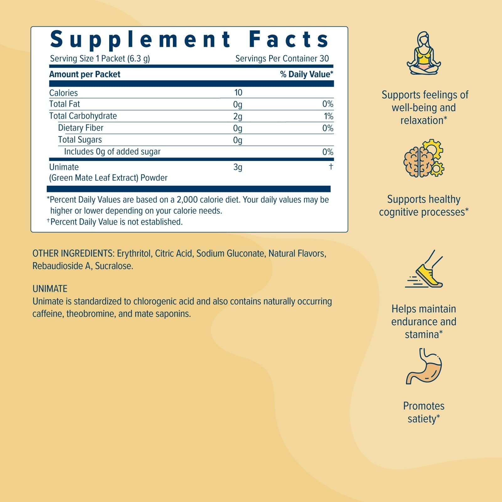 Unicity UNIMATE (Lemon Ginger, 30 Pouches) - AB Mystery