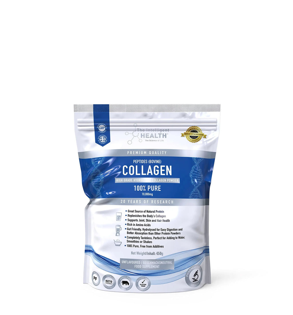 Hydrolysed Collagen Powder (Bovine) - High Protein Grass Fed Unflavoured Peptides