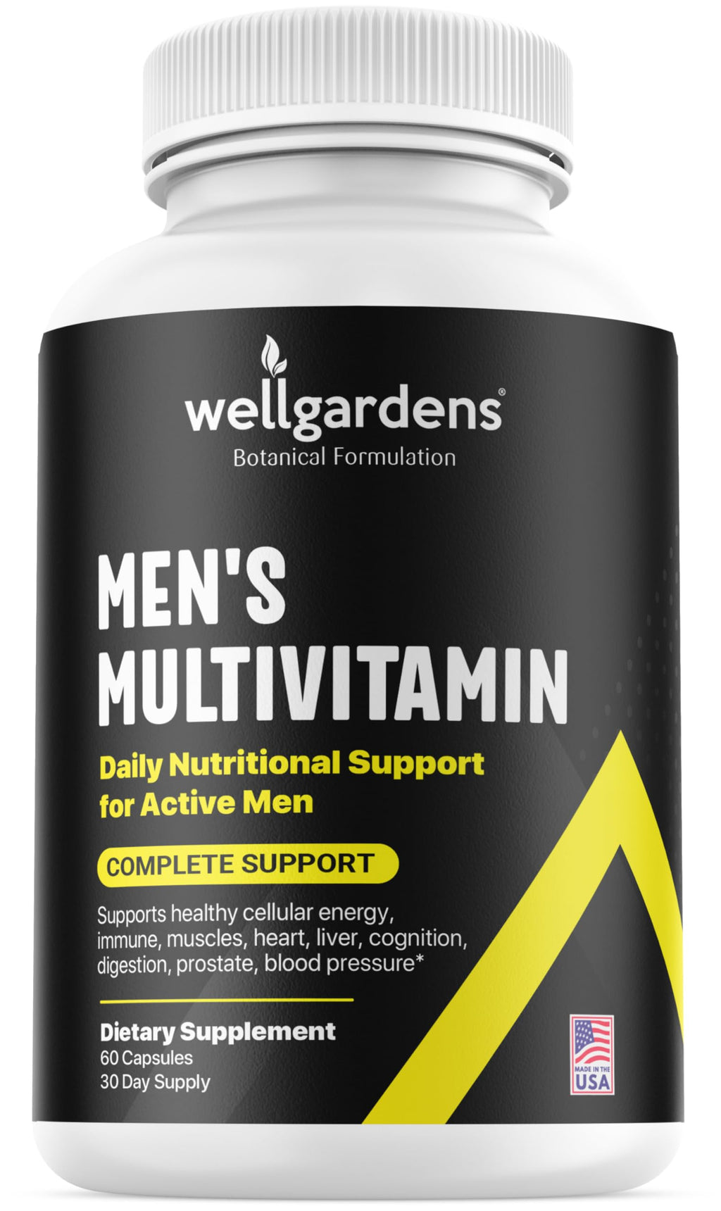 100% Pure Multivitamin for Men - Daily Mens Multivitamins, Multiminerals Supplement for Energy, Focus, Performance, Immune and Male Support - AB Mystery