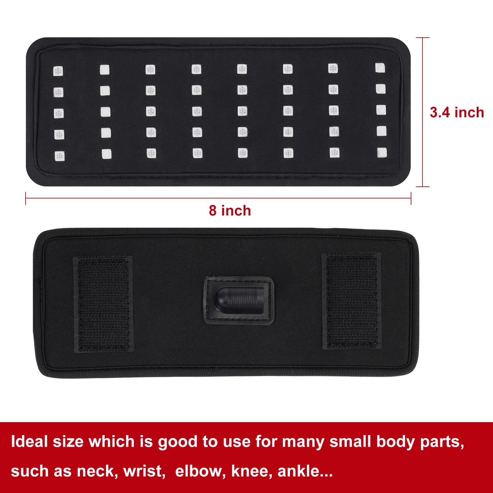 Replacement Red Light Therapy Patch, Infrared Light Therapy for Body Neck Wrist Red Therapy Belt - AB Mystery