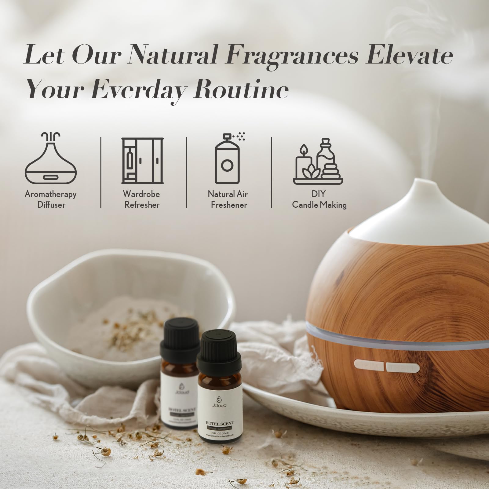 JCLOUD Royal Serenity Essential Oil Inspired by Ritz-Carlton Hotel | Hotel Collection - Pure Aromatherapy - AB Mystery