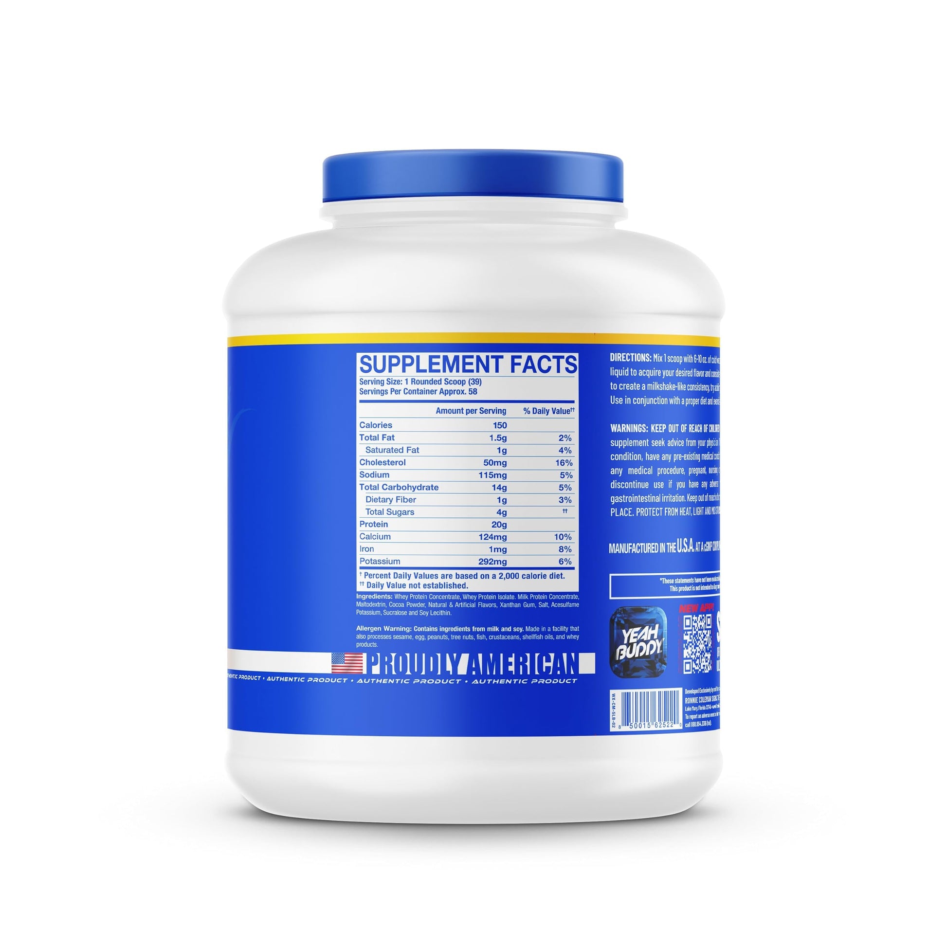 Ronnie Coleman Signature Series Whey XS Protein Powder, Pre Workout Shake Mix - AB Mystery