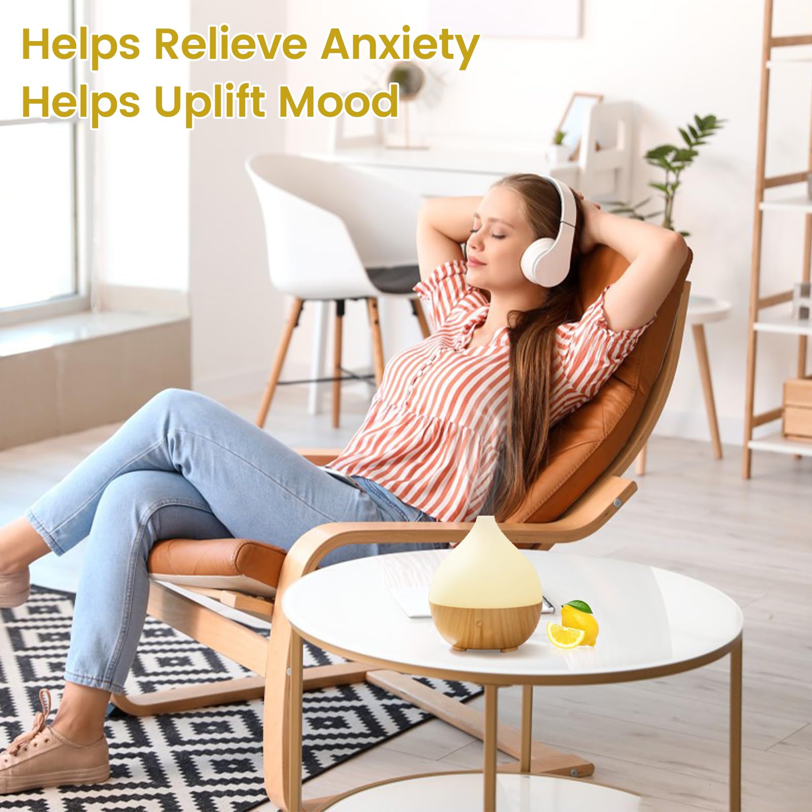 yethious Lemon Essential Oil Lemon Essential Oill for Diffuser, Perfume, Body, Skin, Hair, Candle Soap - AB Mystery