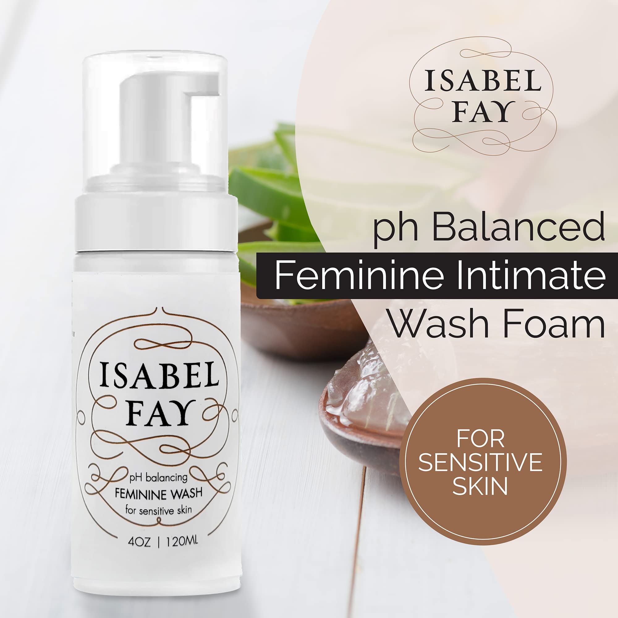Isabel Fay ph Balanced Feminine Intimate Foam Wash gentle and safe for sensitive skin - AB Mystery