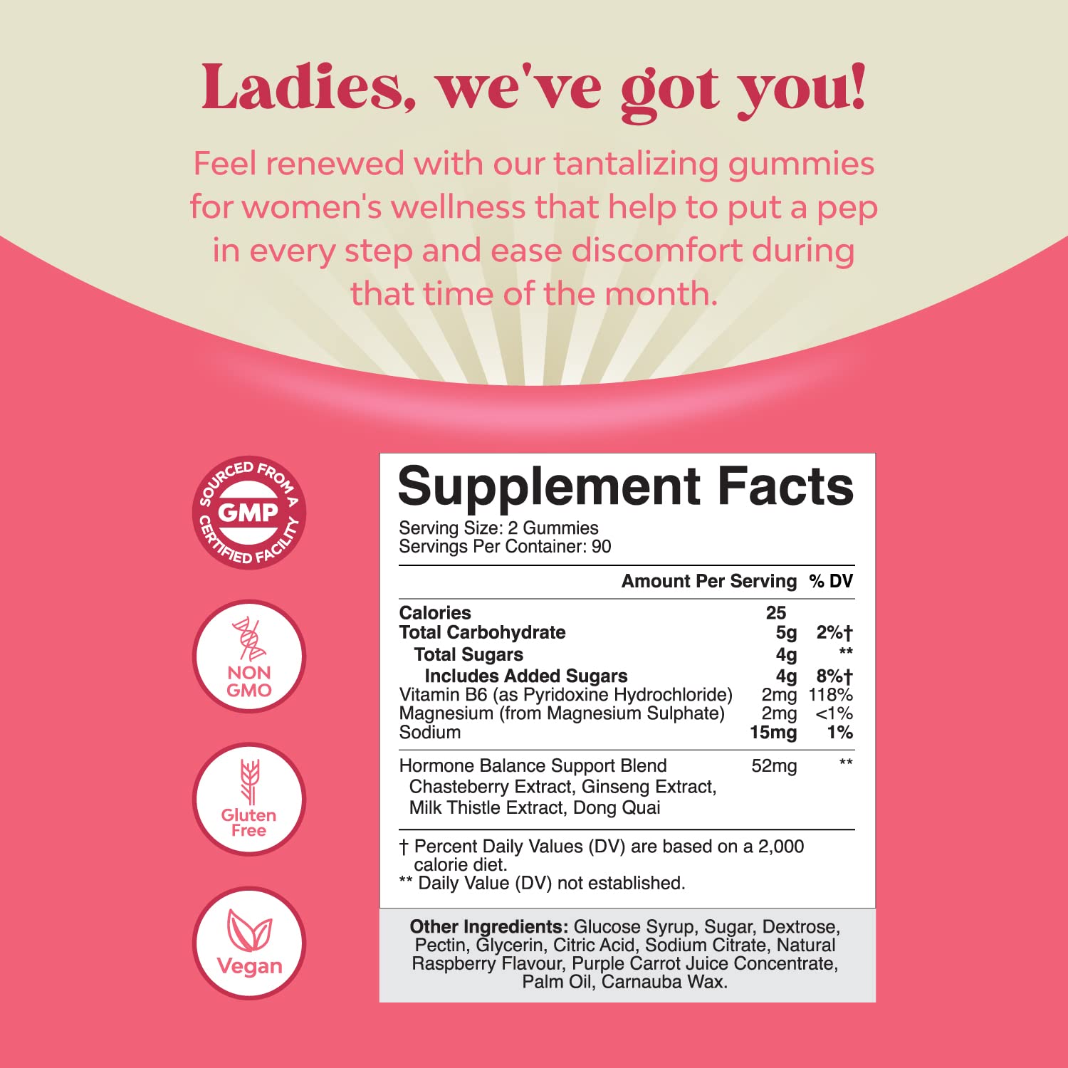 Hormone Balance for Women of All Ages - PMS Gummies and Cycle Support Supplements - AB Mystery