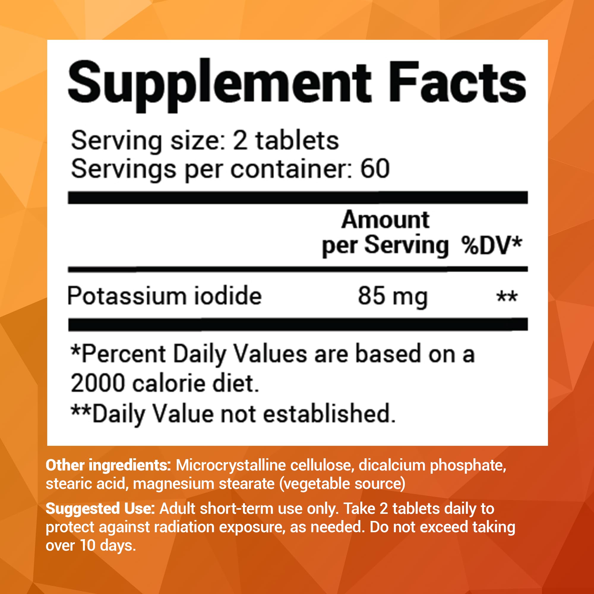 Dr. Berg's Incredible Potassium Iodide Tablets - Now 120 Tablets with a Smaller Easy - AB Mystery