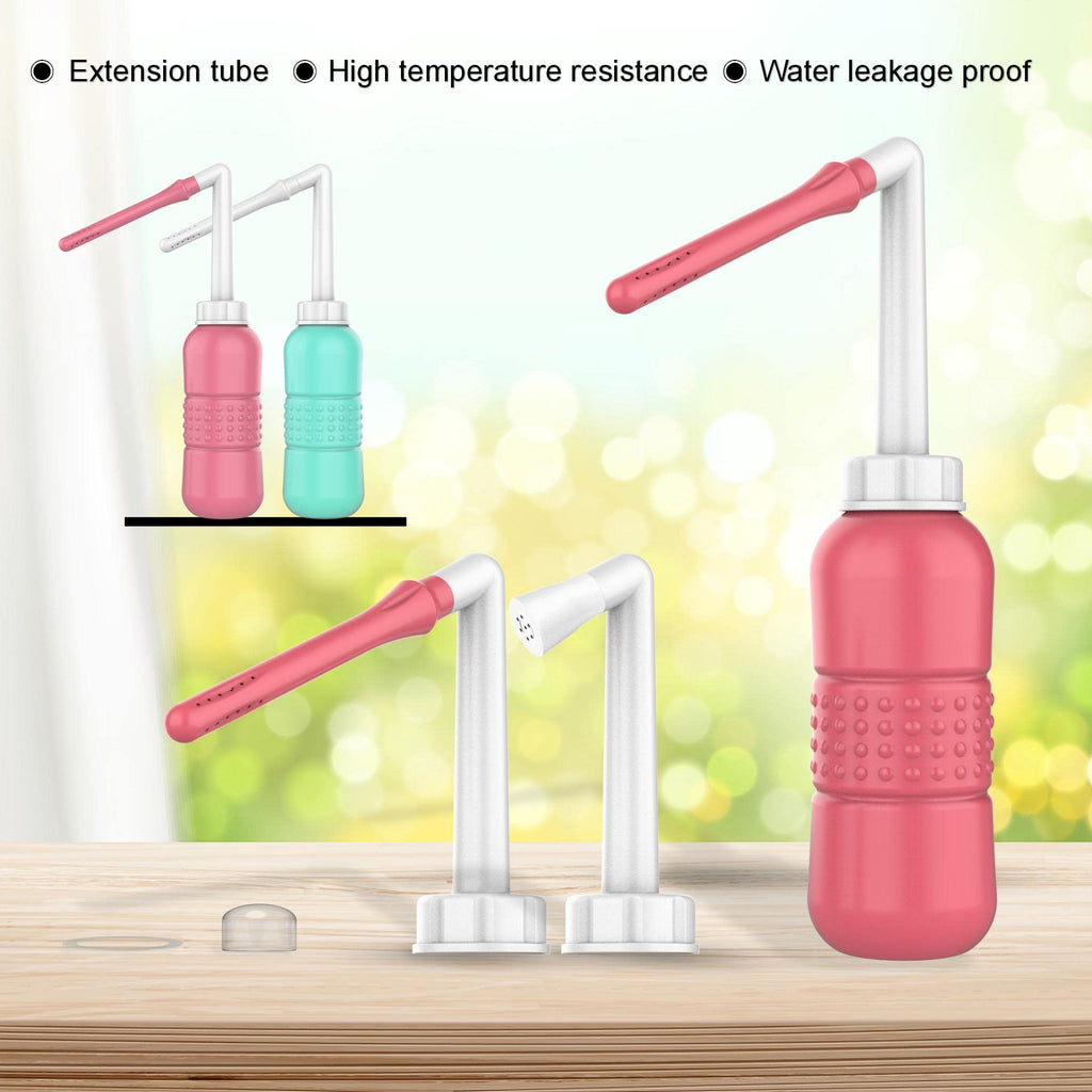 2PCS Vaginal irrigation Intimate Wash for Women,Portable Bidet Travel Bidets,Peri Bottle - AB Mystery