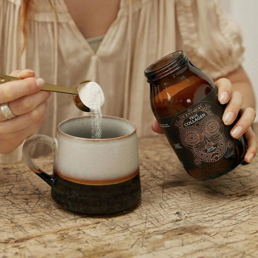 Ancient + Brave True Collagen 200g - Grass-Fed Bovine Collagen Powder - 100% Hydrolysed Collagen Peptides Ancient + Brave