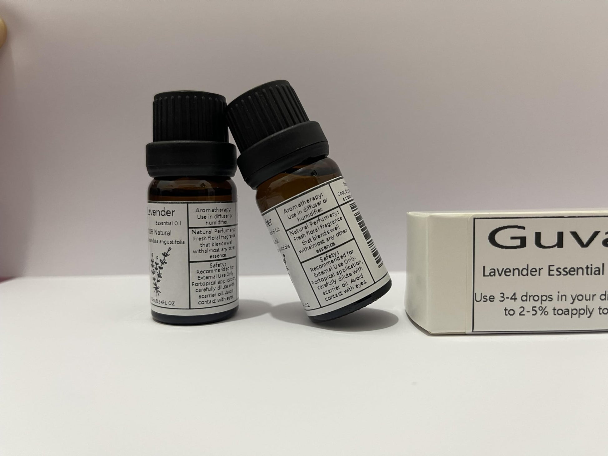 Guvar Lavender Essential Oil Pure for Diffuser for Aromatherapy and Home 100% Pure Natural Extraction - AB Mystery