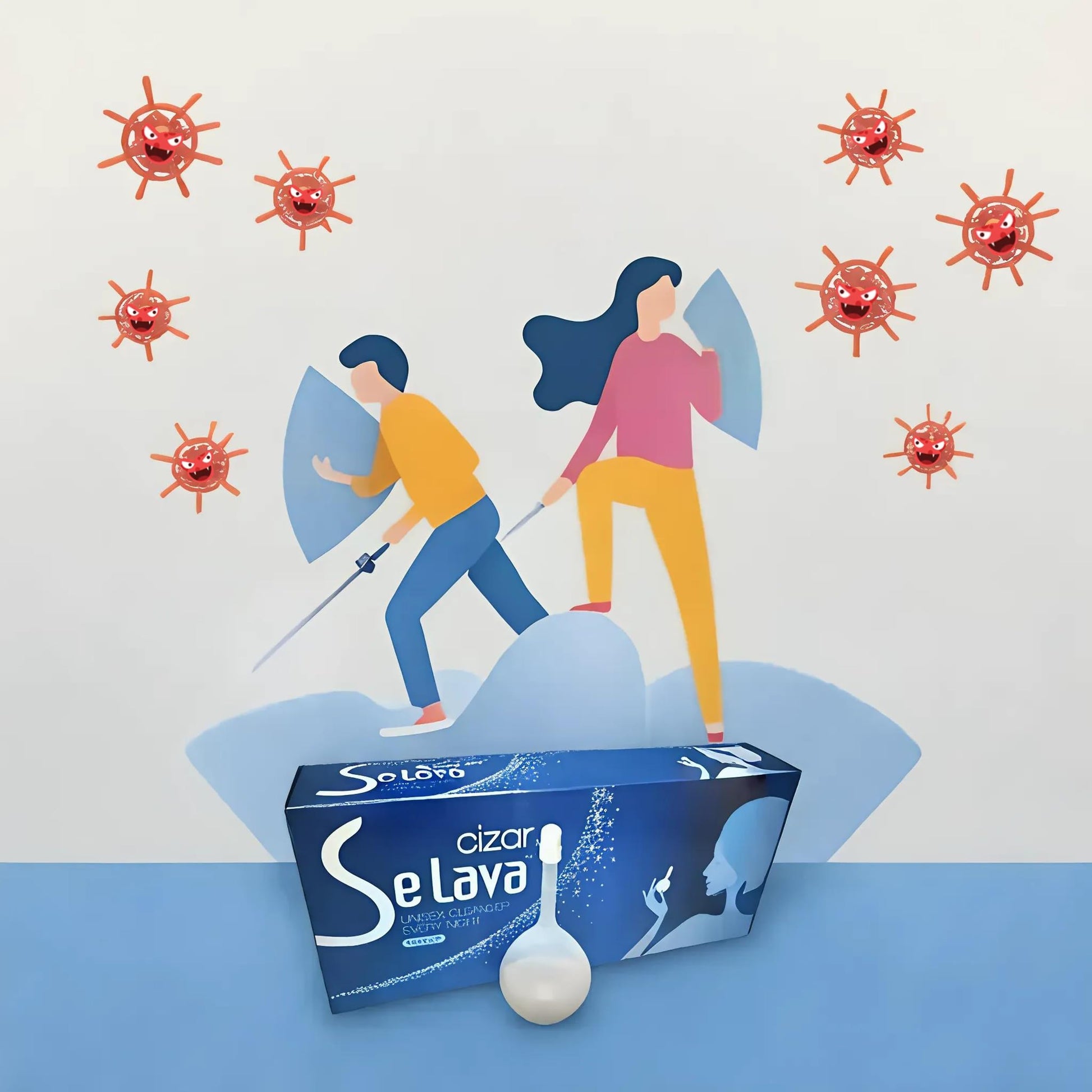 Cizar - Selava, Feminine Wash 15ml 7ea, Gynecologists Developed, Preservative-Free - AB Mystery