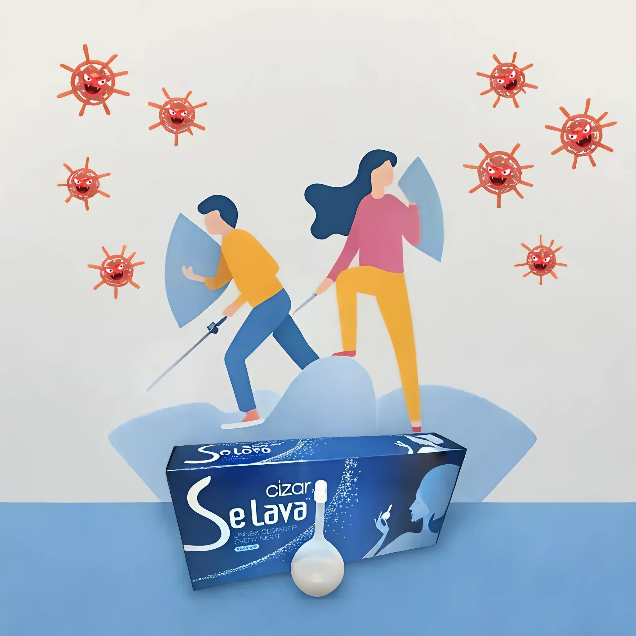 Cizar - Selava, Feminine Wash 15ml 7ea, Gynecologists Developed, Preservative-Free - AB Mystery