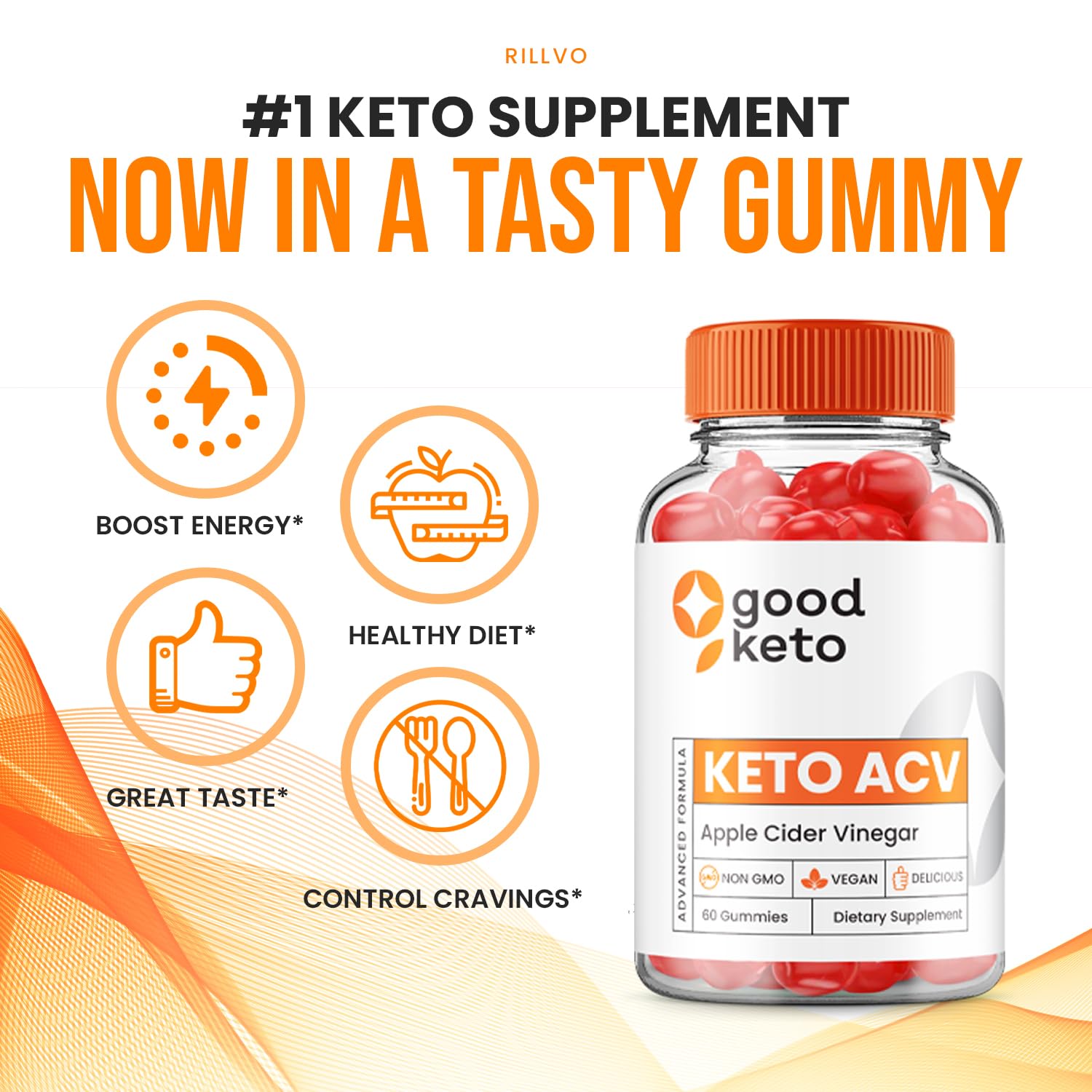 (2 Pack) Good Keto ACV Gummies - Official - Keto Good ACV Advanced Formula Plus Apple