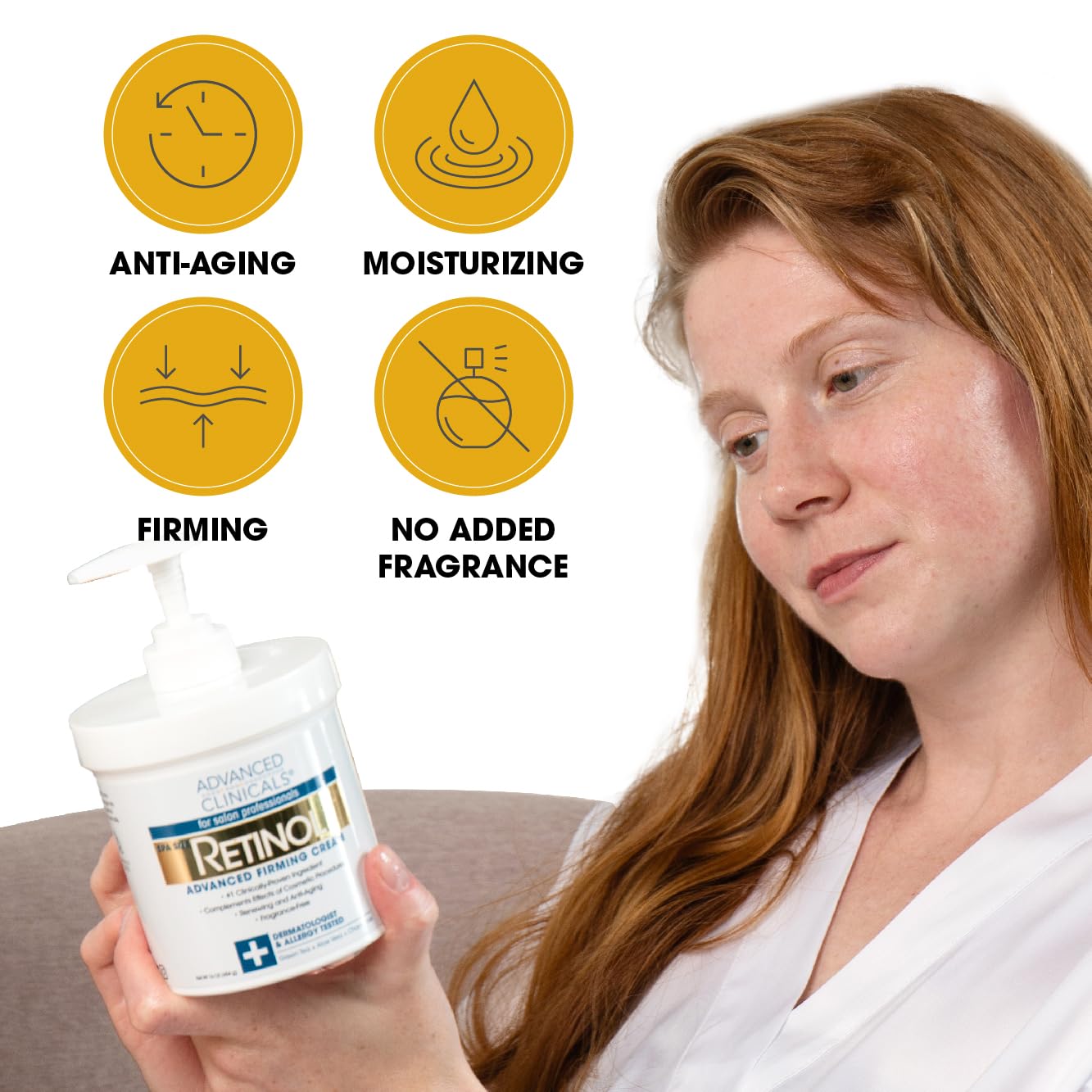 Advanced Clinicals Retinol Body Butter Lotion Moisturizer Face Lotion & Body Cream - AB Mystery