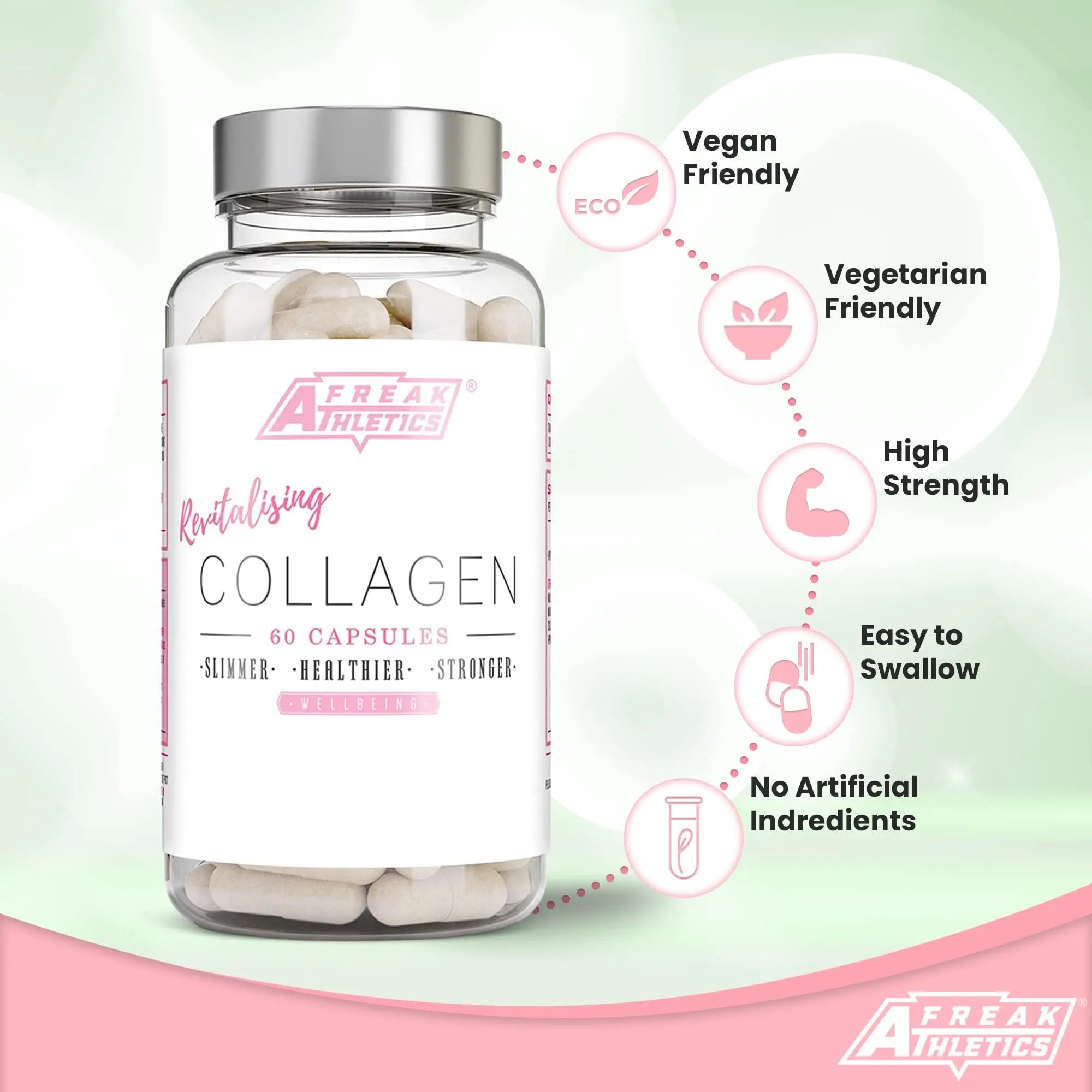 Collagen Supplements for Women - Marine Collagen Capsules - High Strength Skin, Hair - AB Mystery