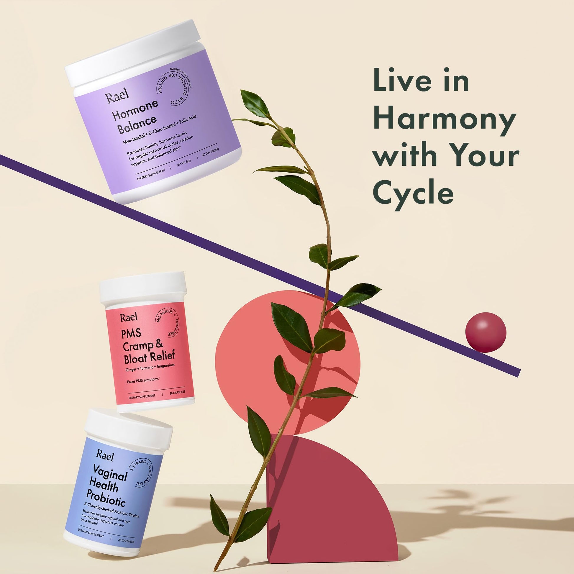 Rael Probiotics for Women - Supplements, Digestive Enzymes, Prebiotics, pH Balance, Vaginal Odor & Flora - AB Mystery