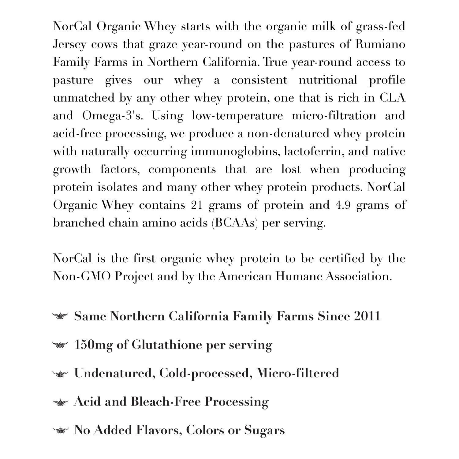 NorCal Organic Unflavored Whey Protein - 2lbs Bulk | 100% Grass-Fed, USDA Certified - AB Mystery