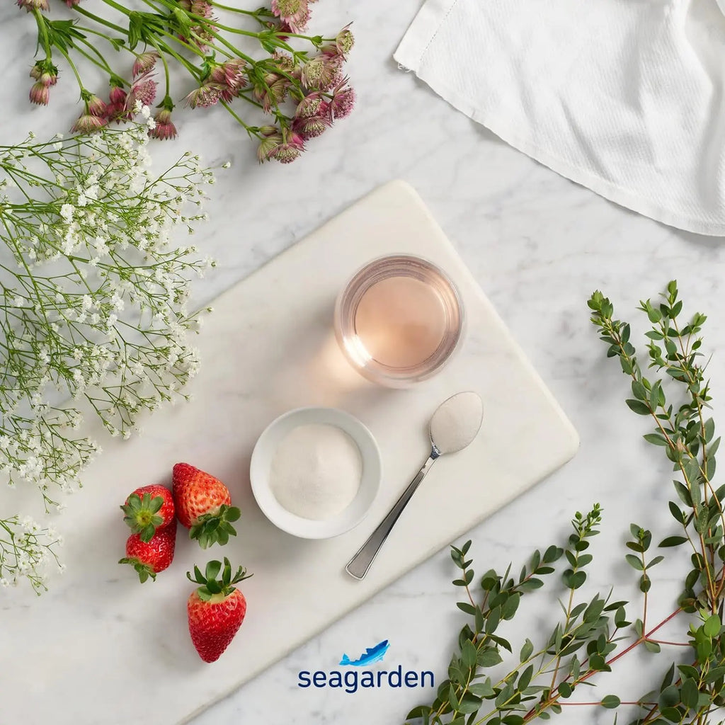 Seagarden Marine Collagen Powder + Vitamin C | Collagen Peptides Powder (Type I & III) - AB Mystery