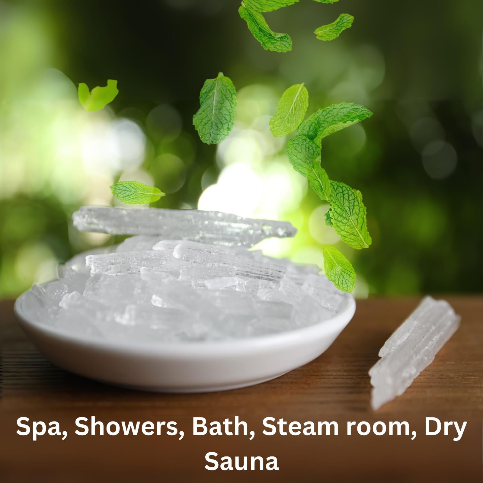 ZAVBE 1LB Menthol Crystal Mentha Arvensis Pure Natural in Resealable Bag USP Food Grade - AB Mystery