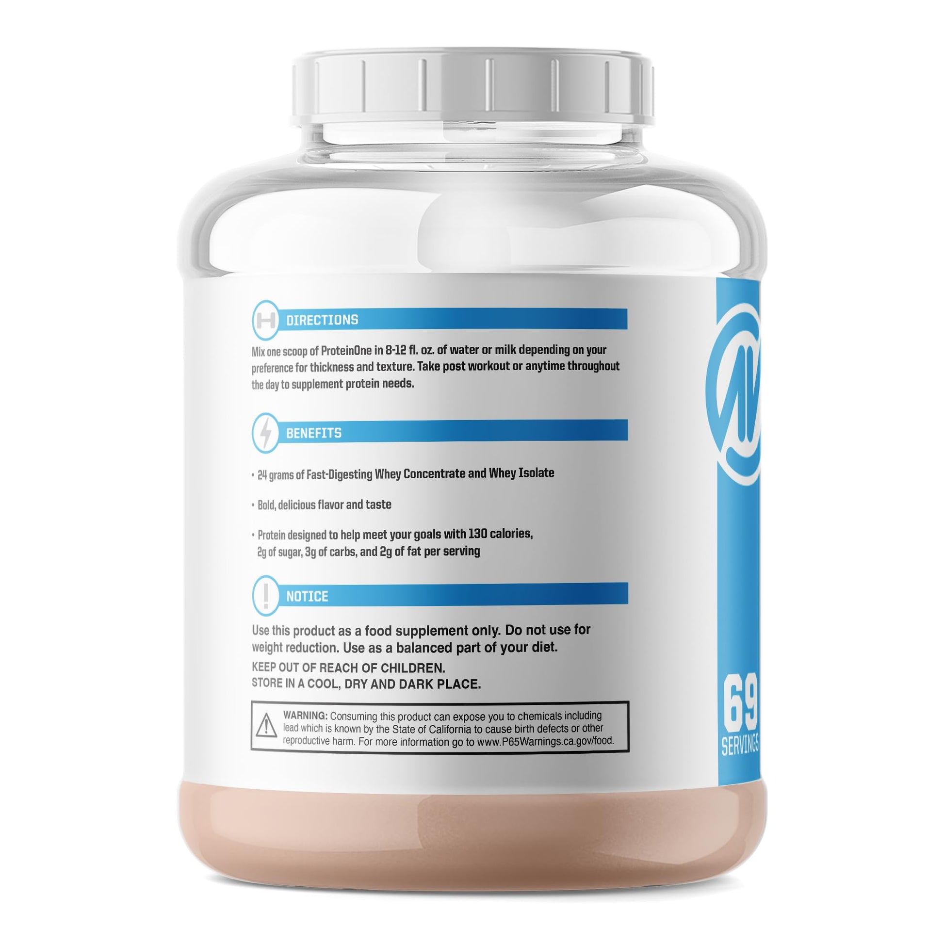 ProteinOne Whey Protein by NutraOne —Promote Recovery and Build Muscle - AB Mystery